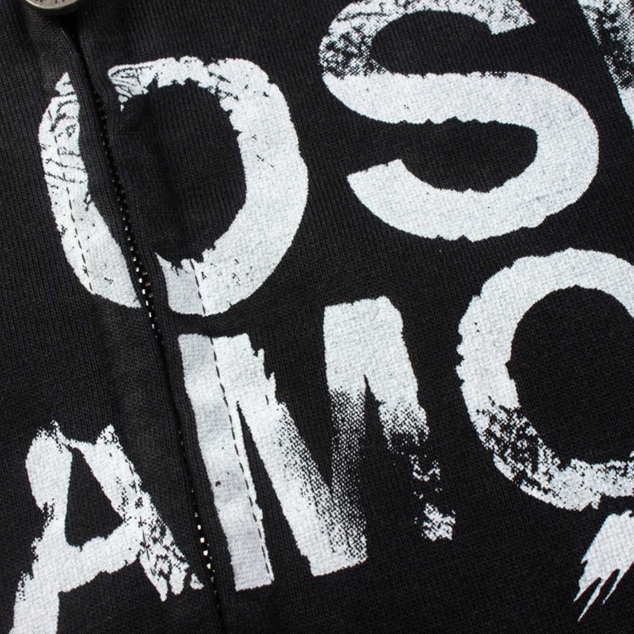 Satoshi Nakamoto Luke Distressed Effect Hoodie - DesignerGu