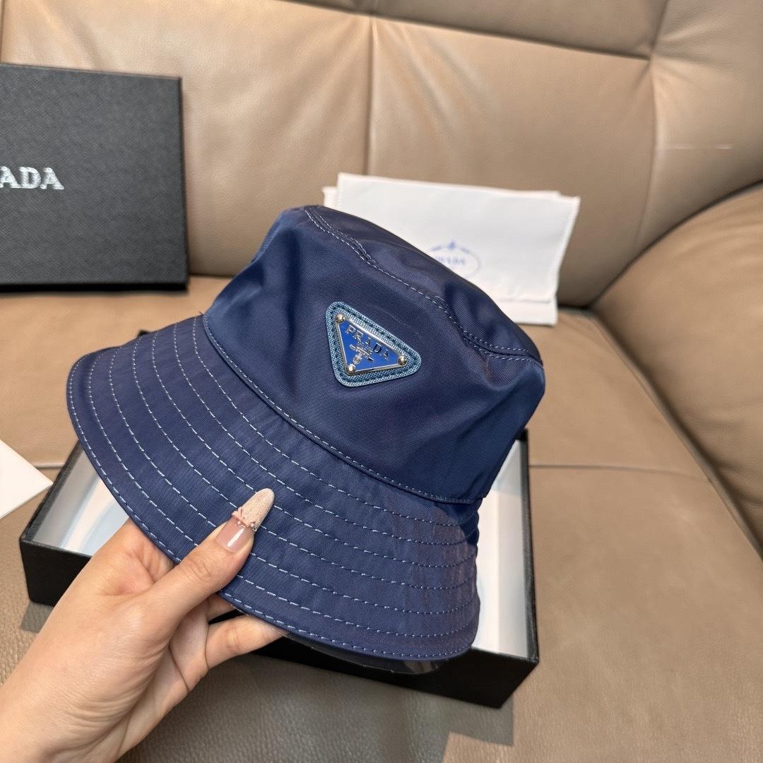 Prada Re-Nylon Bucket Hat - DesignerGu