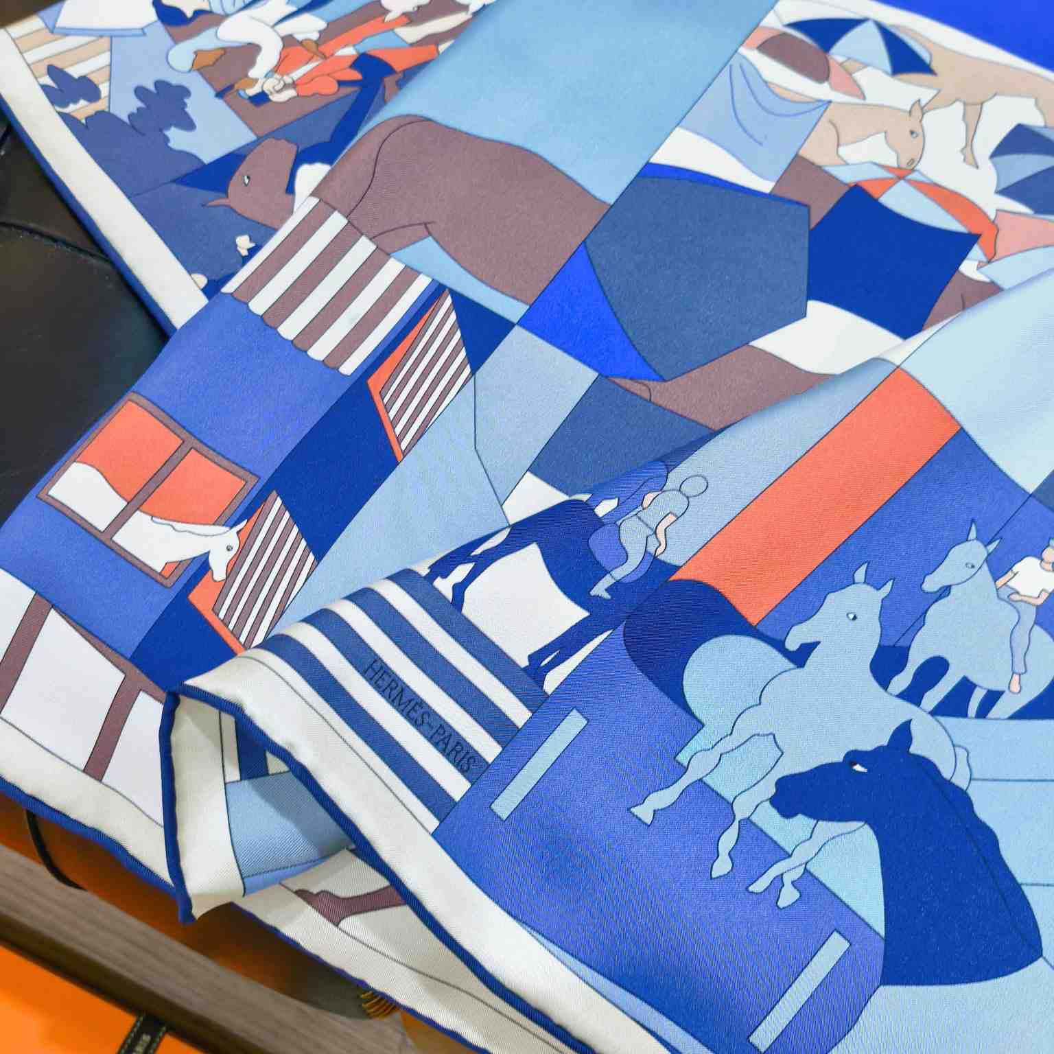 Hermes Mon Cheval Et Moi Scarf 90 - DesignerGu