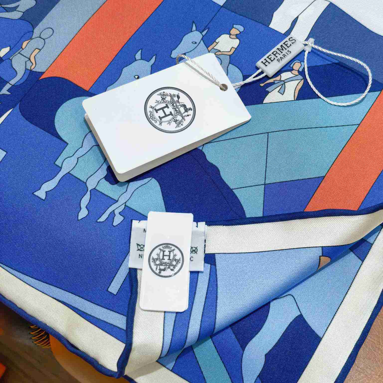 Hermes Mon Cheval Et Moi Scarf 90 - DesignerGu