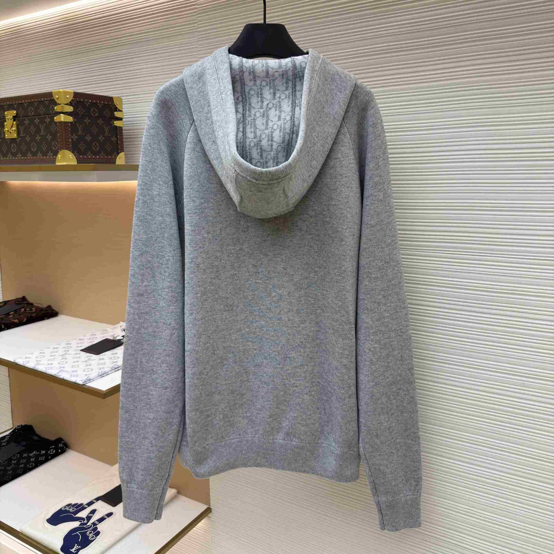 Dior Hooded Sweatshirt, Comfortable Fit - DesignerGu