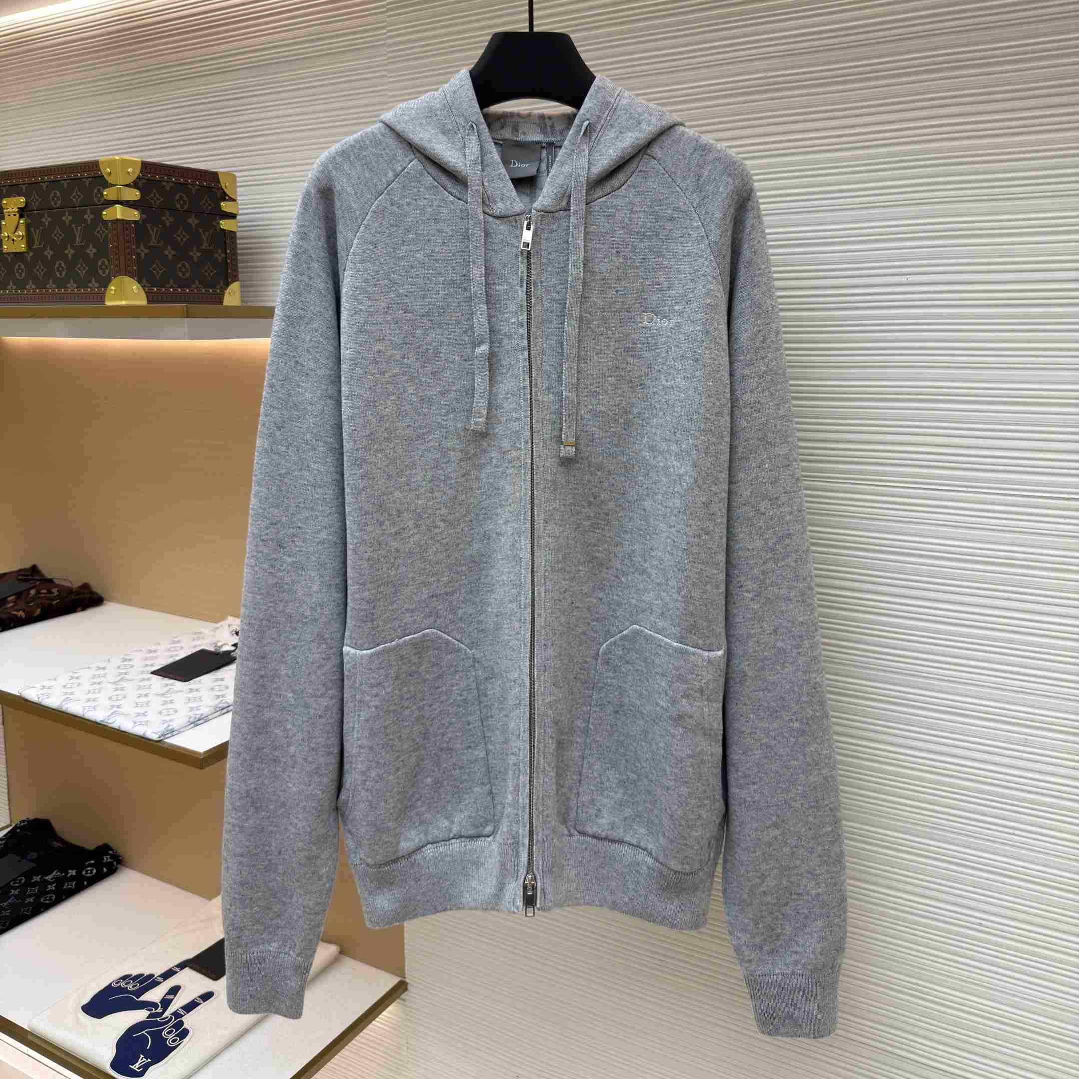 Dior Hooded Sweatshirt, Comfortable Fit - DesignerGu