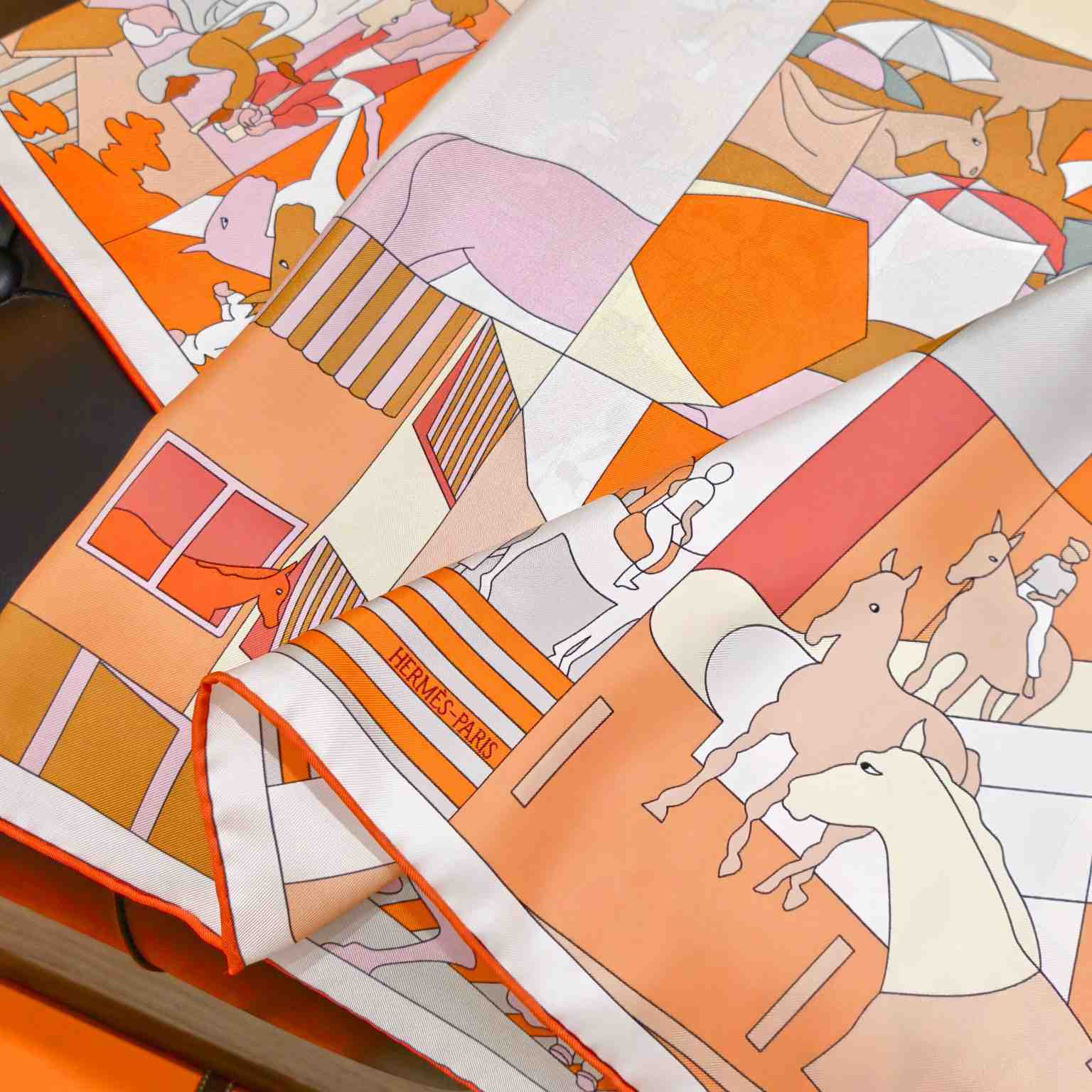 Hermes Mon Cheval Et Moi Scarf 90 - DesignerGu