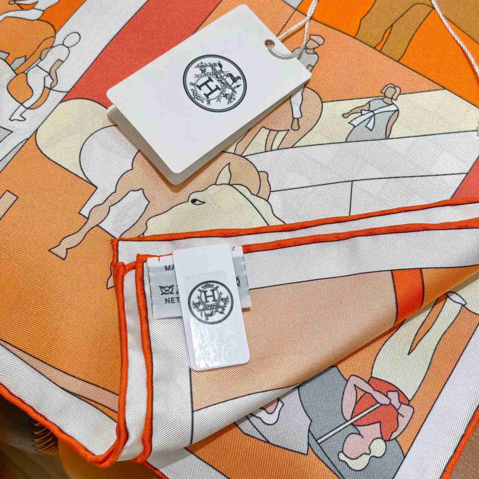 Hermes Mon Cheval Et Moi Scarf 90 - DesignerGu