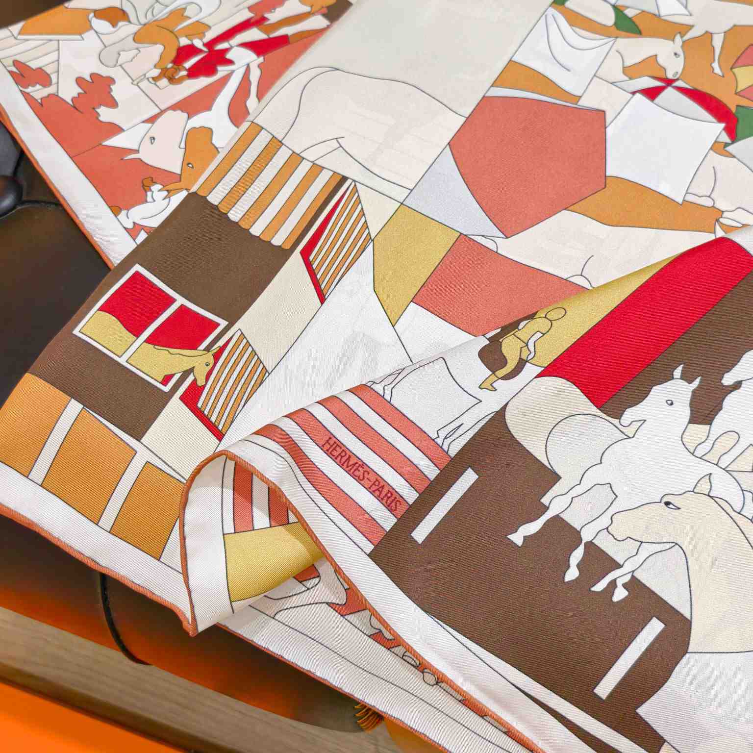 Hermes Mon Cheval Et Moi Scarf 90 - DesignerGu