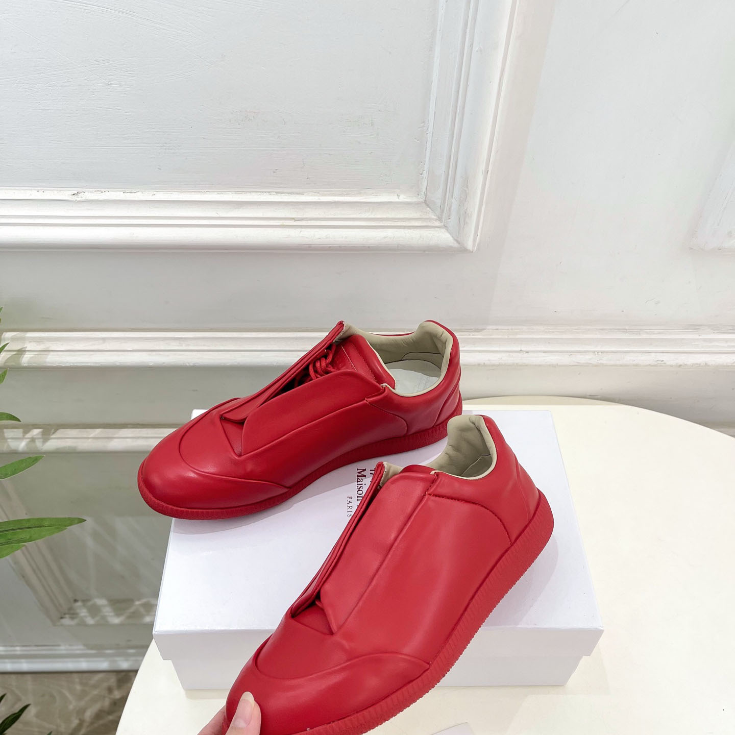 Maison Margiela 22 Future Low Top Sneaker 'Red' - DesignerGu