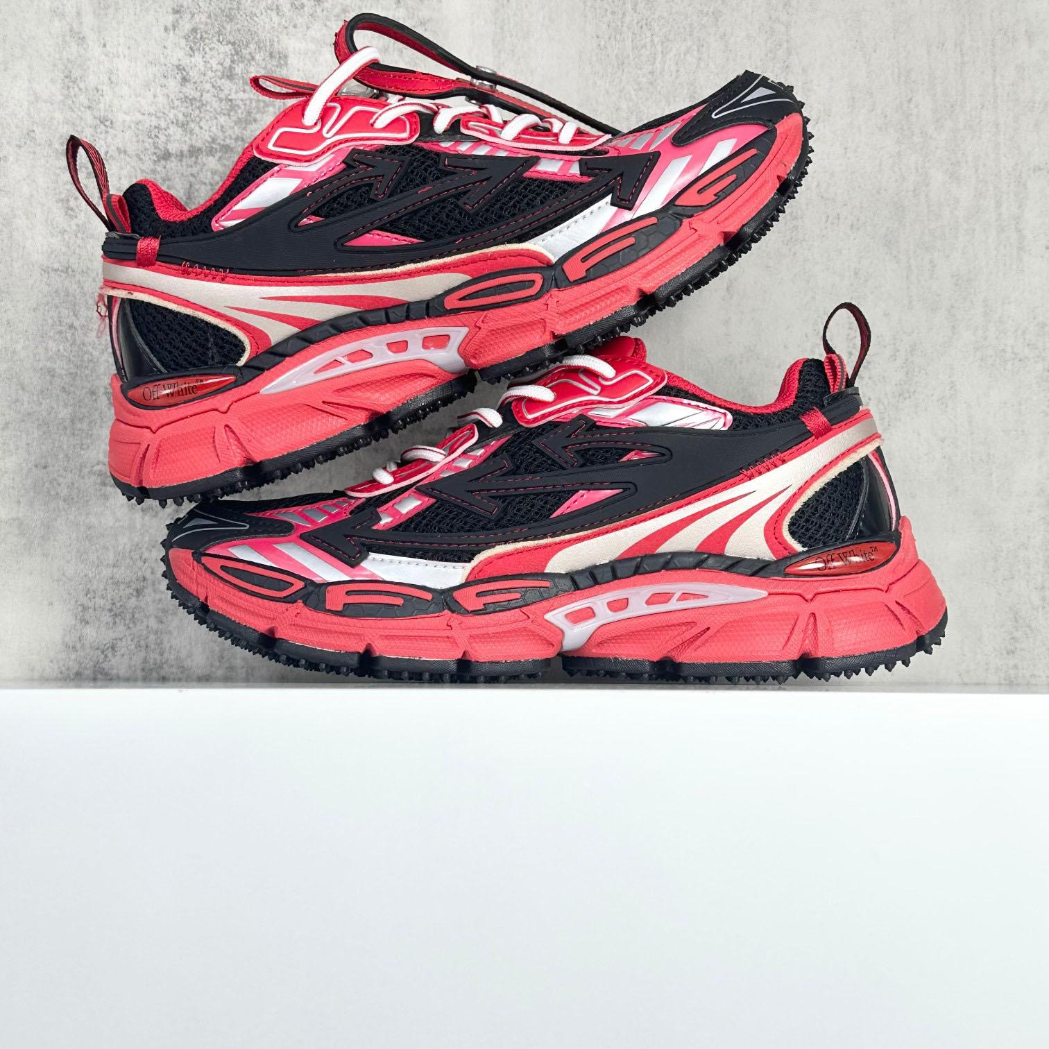 Off-White Be Right Back 'Black Red' Sneakers - DesignerGu