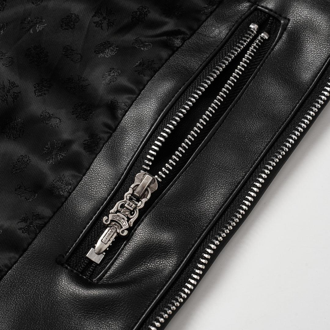 Chrome Hearts Leather Jacket  - DesignerGu