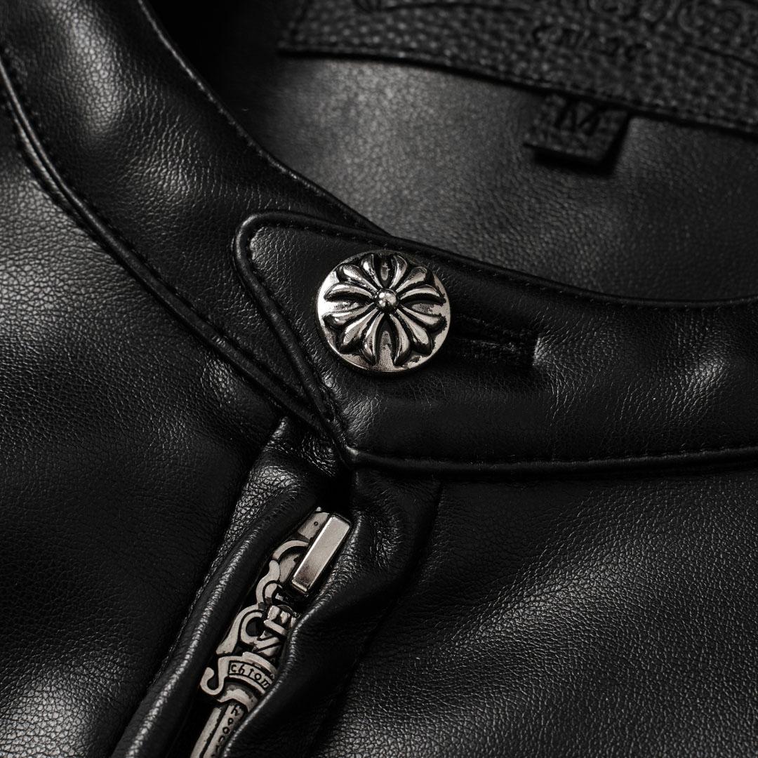 Chrome Hearts Leather Jacket  - DesignerGu