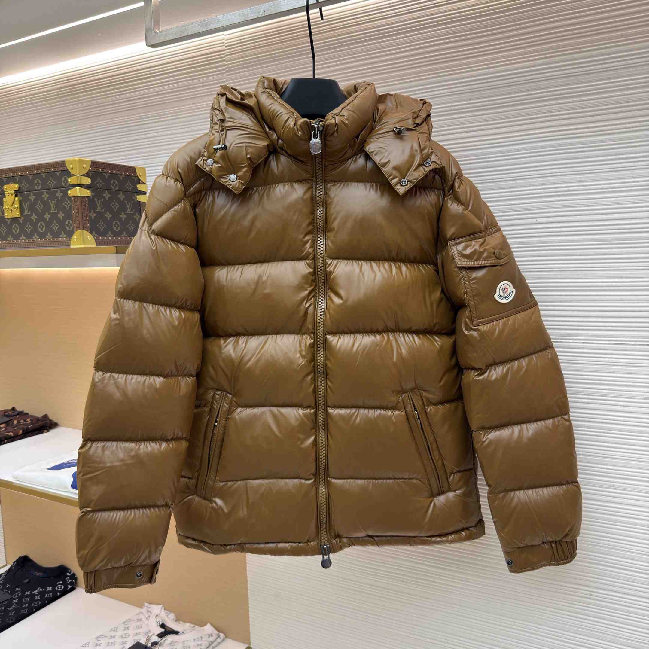 Moncler Maya Hooded Short Down Jacket - DesignerGu