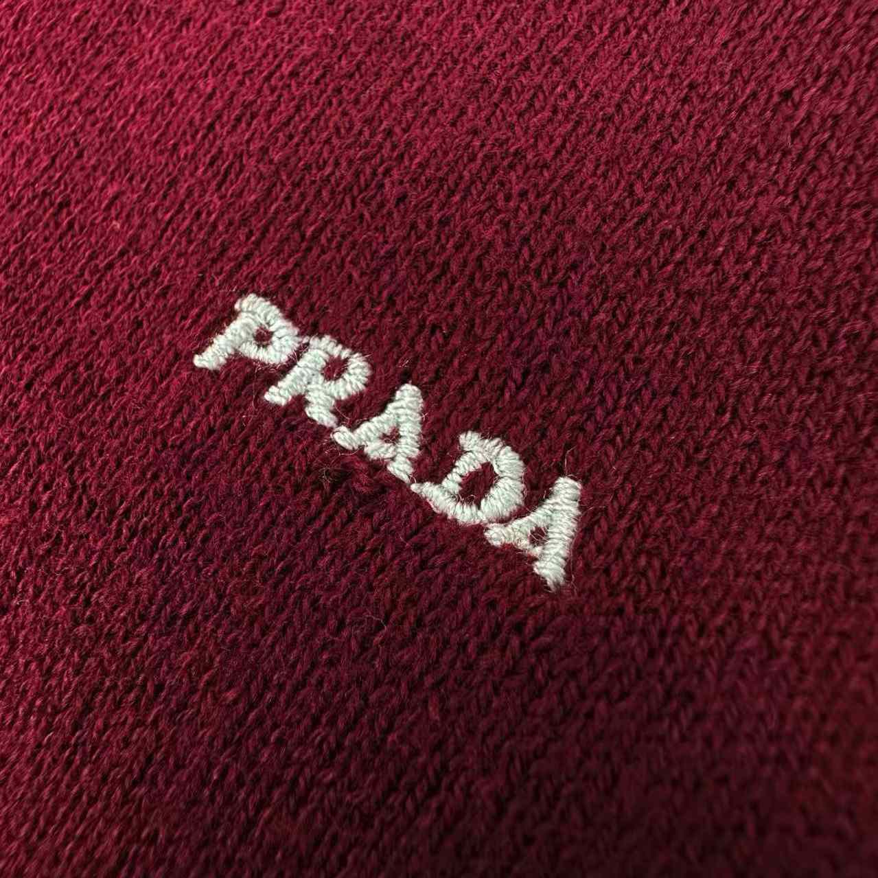 Prada Wool And Silk Polo Sweater - DesignerGu