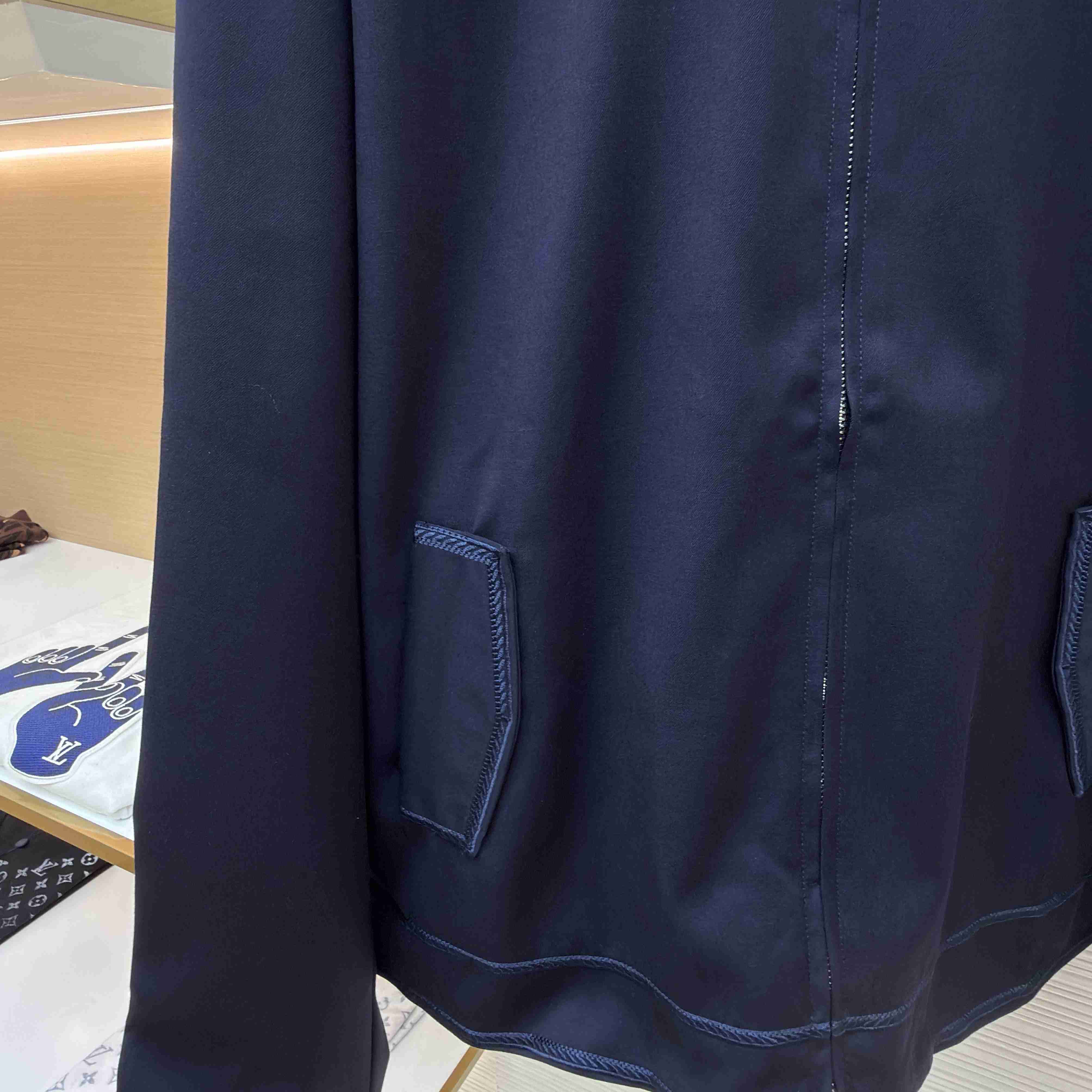 Dior Zipped Jacket With Dior Moulures Embroideries - DesignerGu