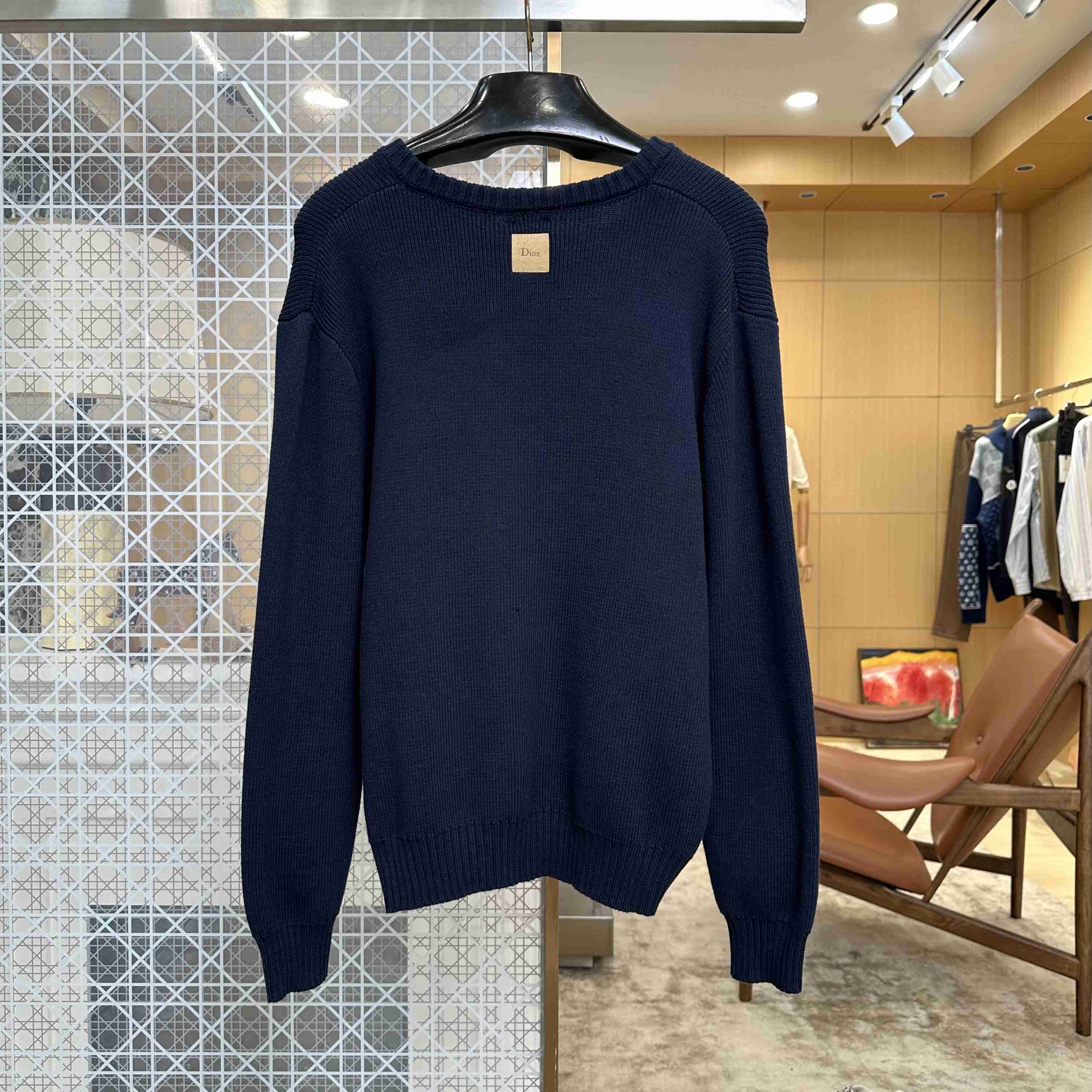 Dior Neck Sweater, Regular Fit - DesignerGu