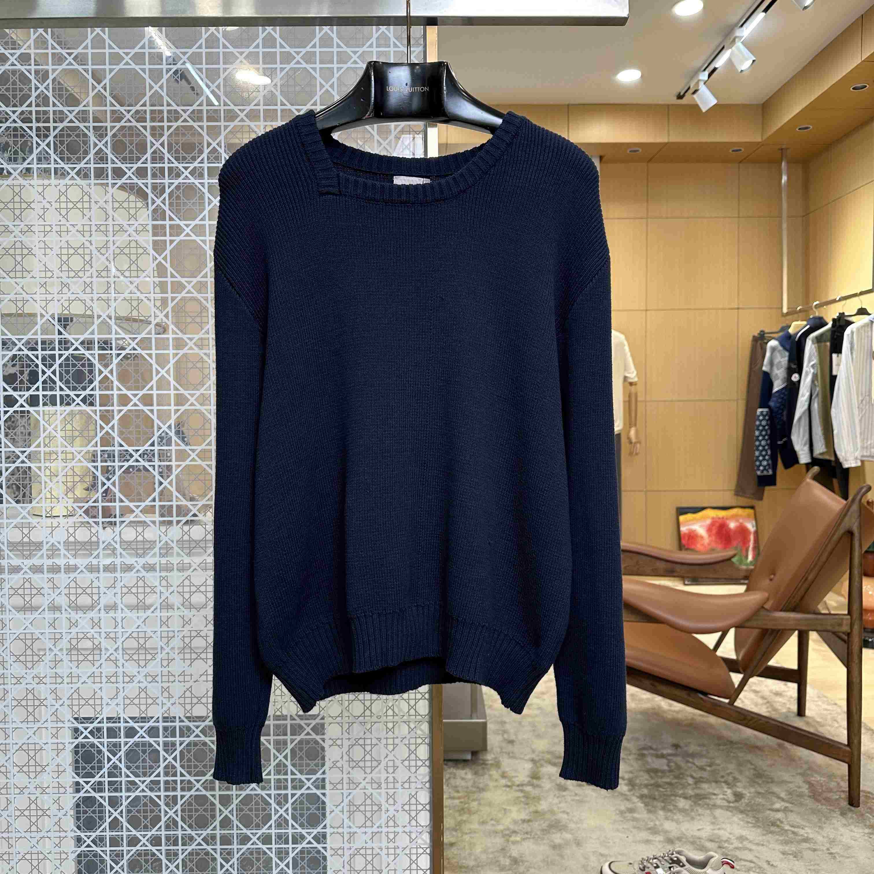 Dior Neck Sweater, Regular Fit - DesignerGu
