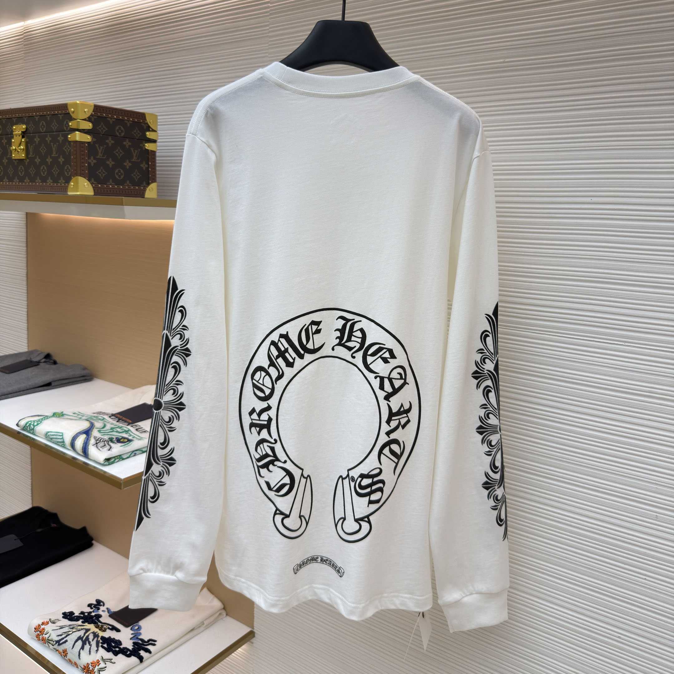 Chrome Hearts  Horseshoe Long Sleeve Tee - DesignerGu