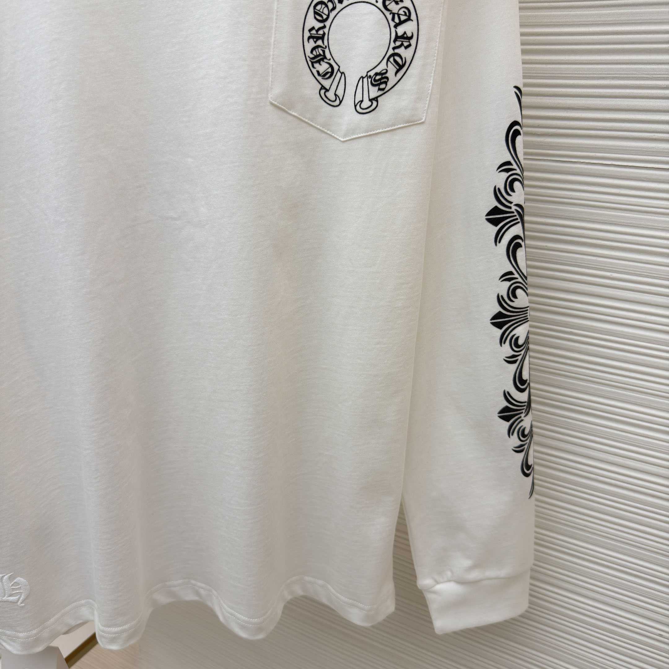 Chrome Hearts  Horseshoe Long Sleeve Tee - DesignerGu
