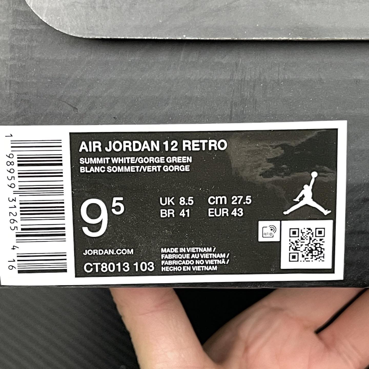 Jordan Air Jordan 12 Bucks   CT8013-103 - DesignerGu