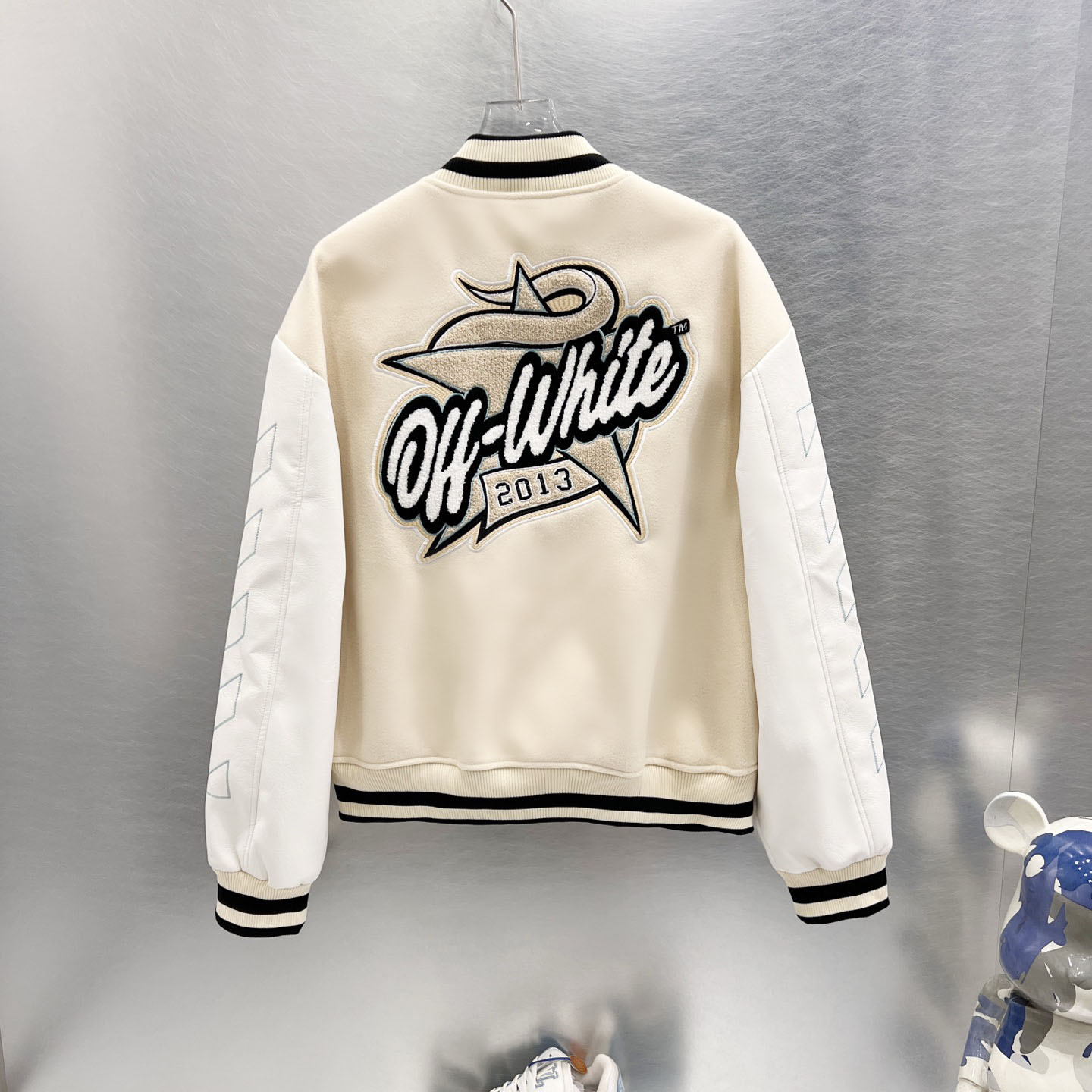Off-White™ Logo-Patch Bomber Jacket - DesignerGu