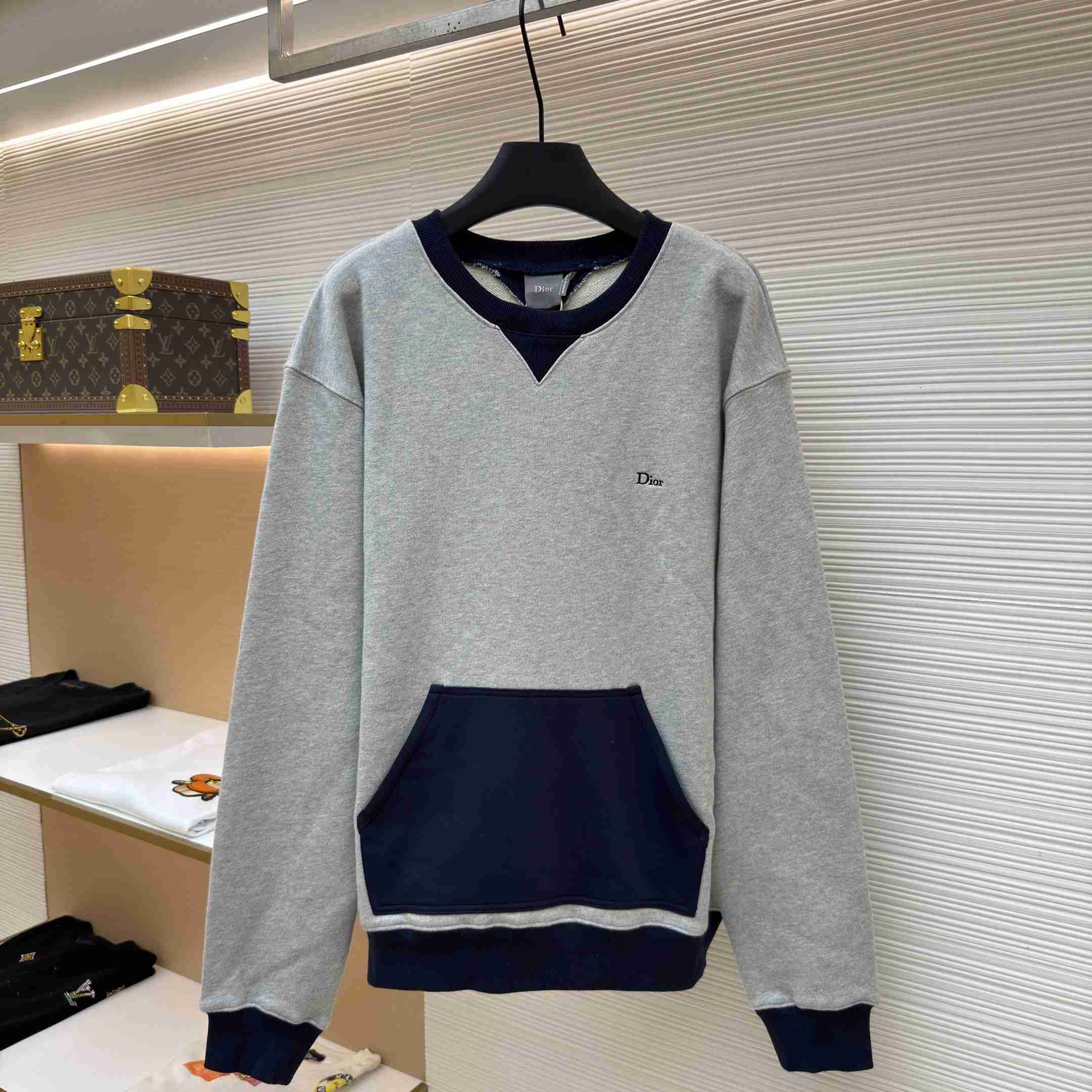 Dior Sweatshirt With Dior Signature, Relaxed Fit - DesignerGu