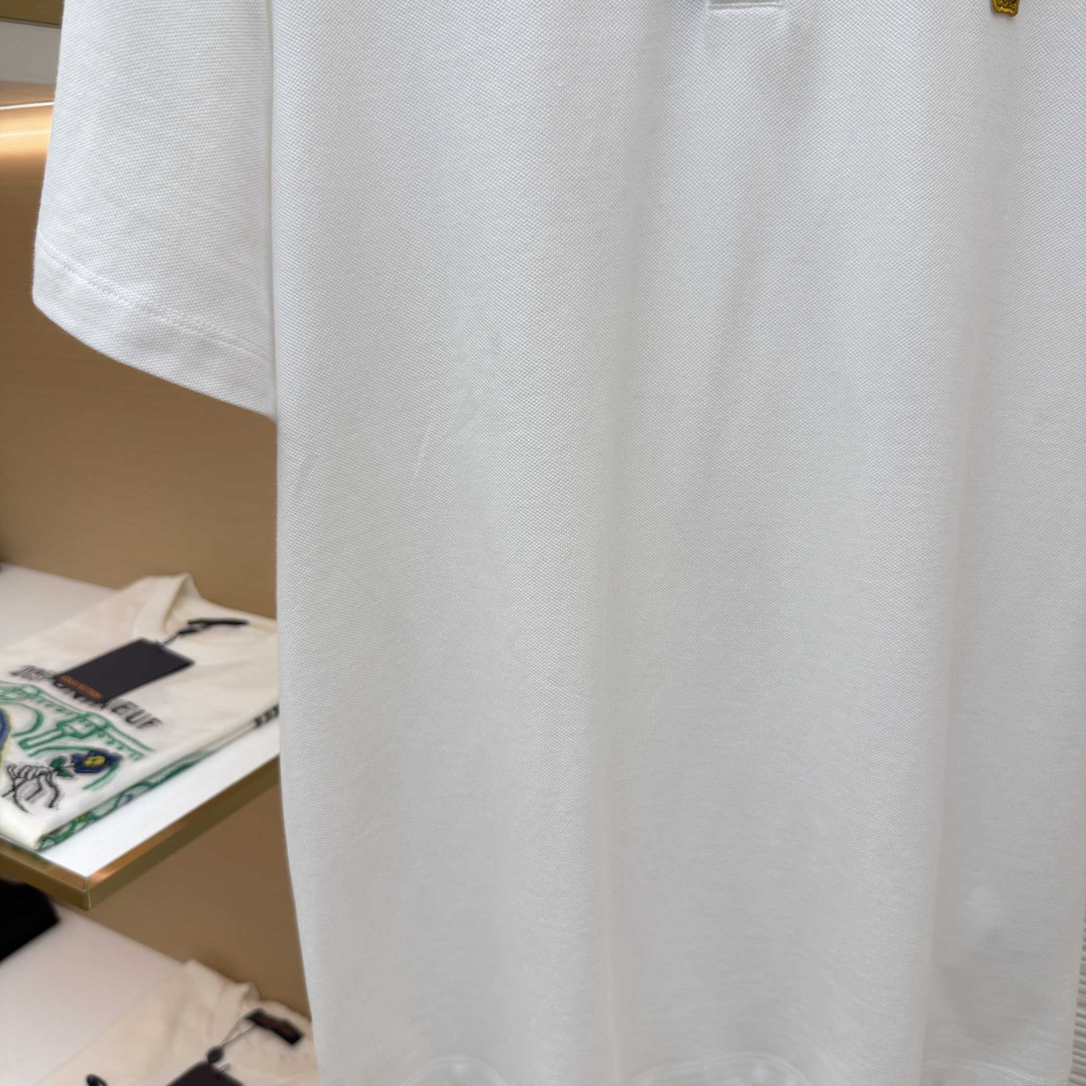 Versace Embroidered Cotton Piqué Polo - DesignerGu