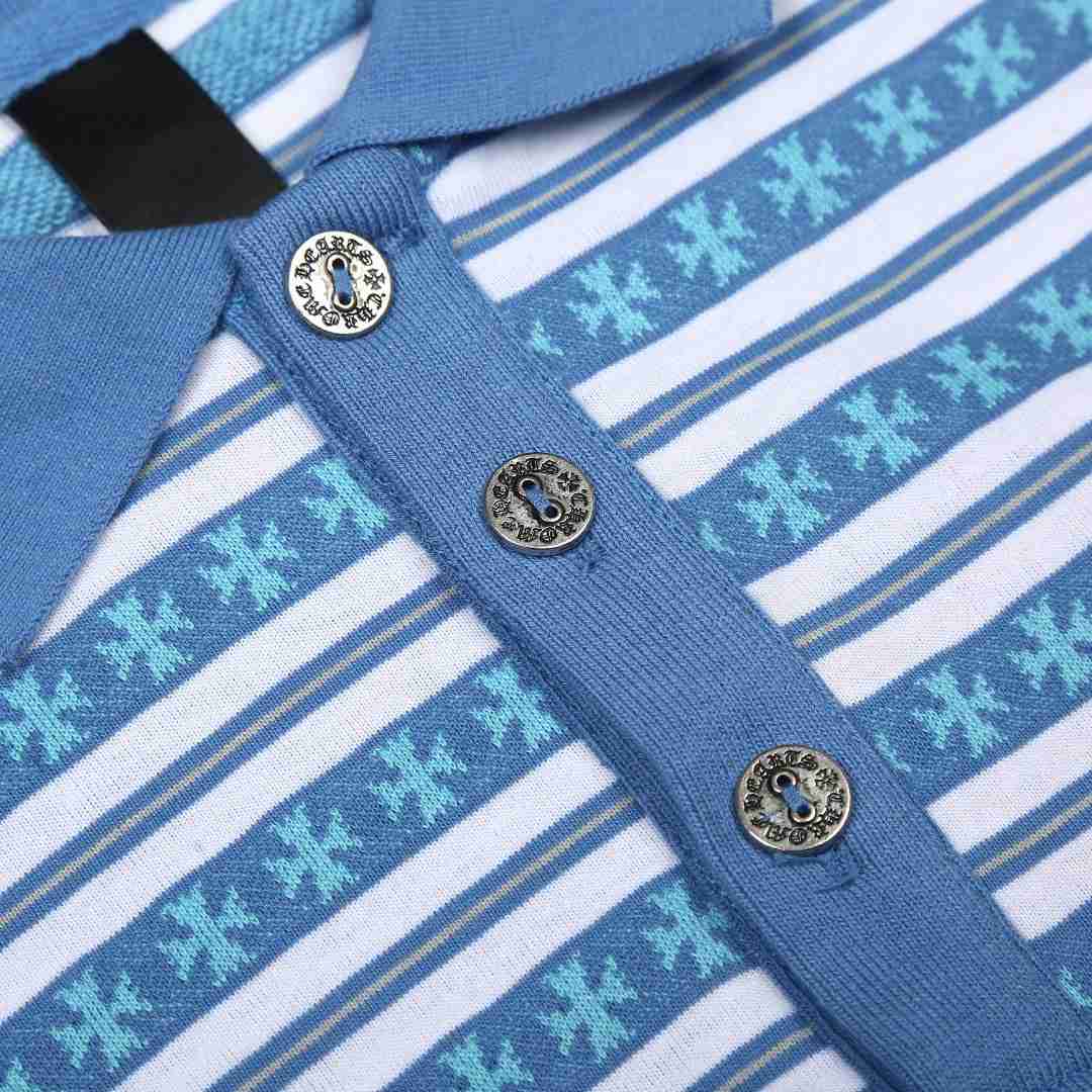 Chrome Hearts Matty Boy Teens From Mars Rugby Long Sleeve Polo Shirt - DesignerGu