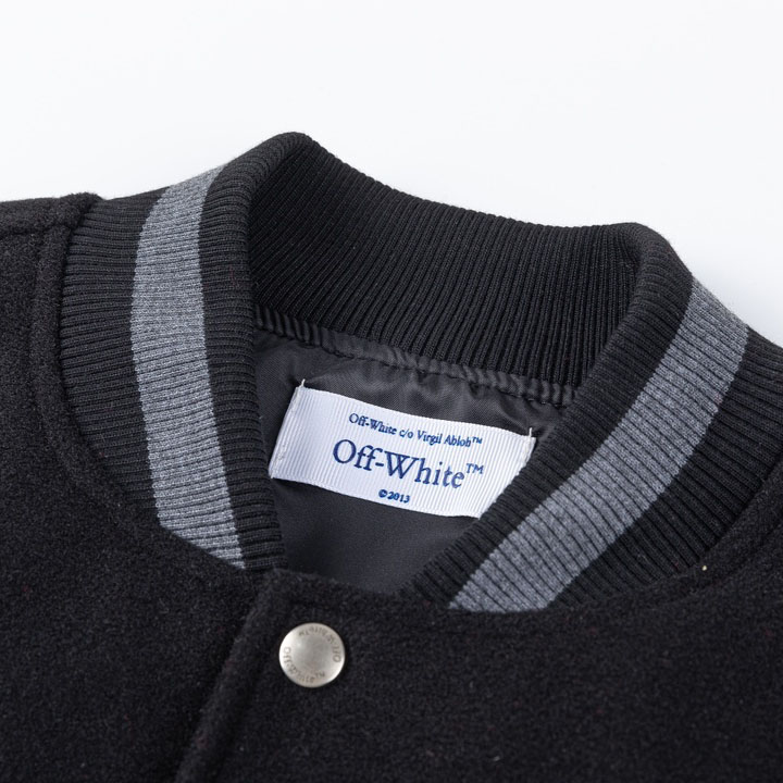 Off-White™ Chenille-Logo Bomber Jacket - DesignerGu