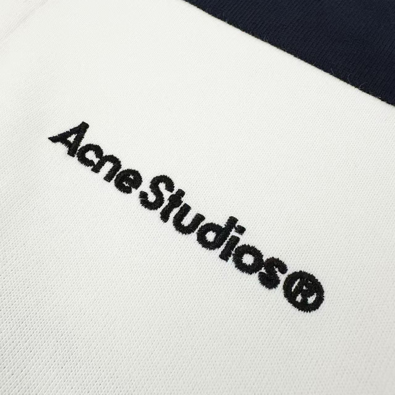 Acne Studios Striped Polo Sweatshirt - DesignerGu