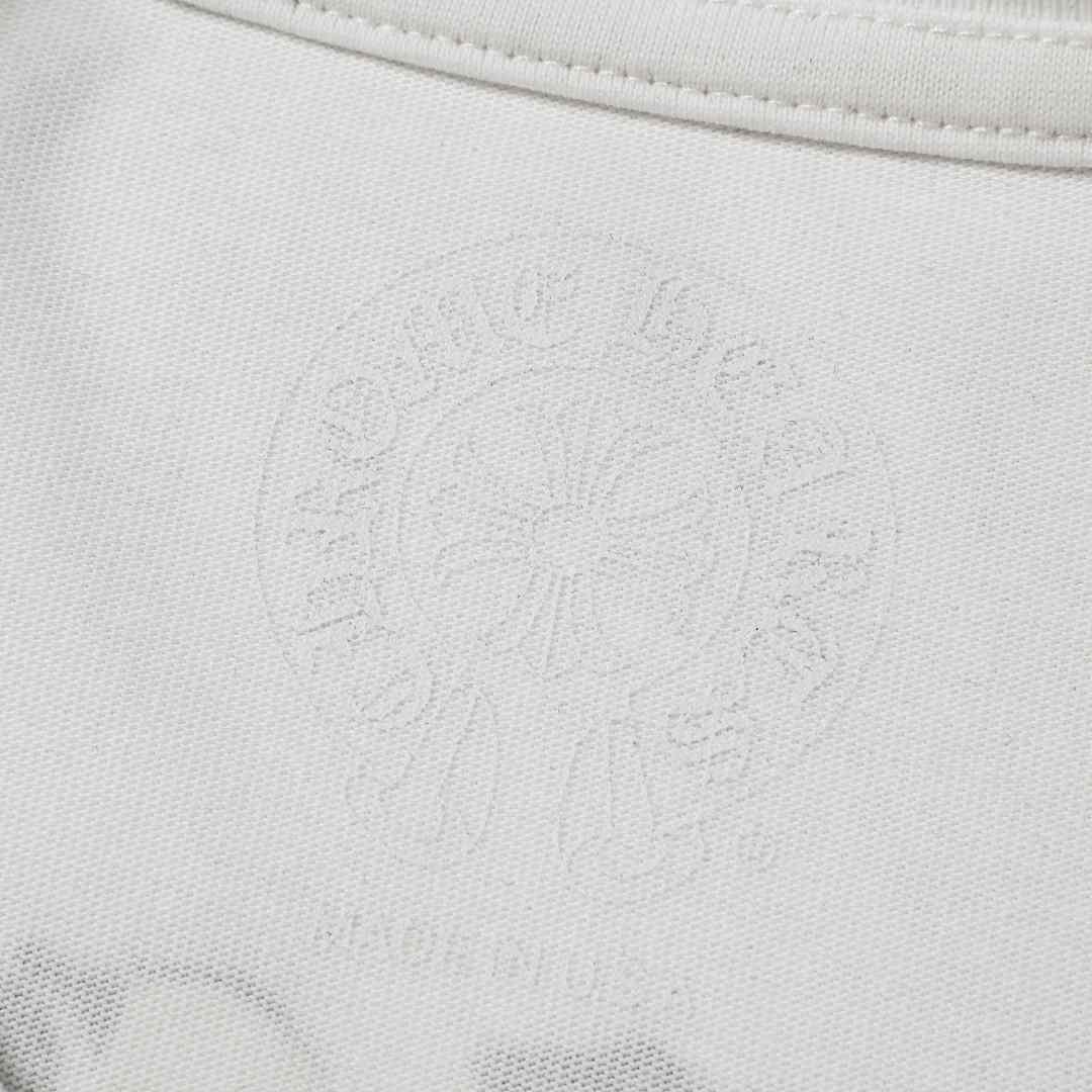 Chrome Hearts USA Script White Long Sleeve Tee - DesignerGu