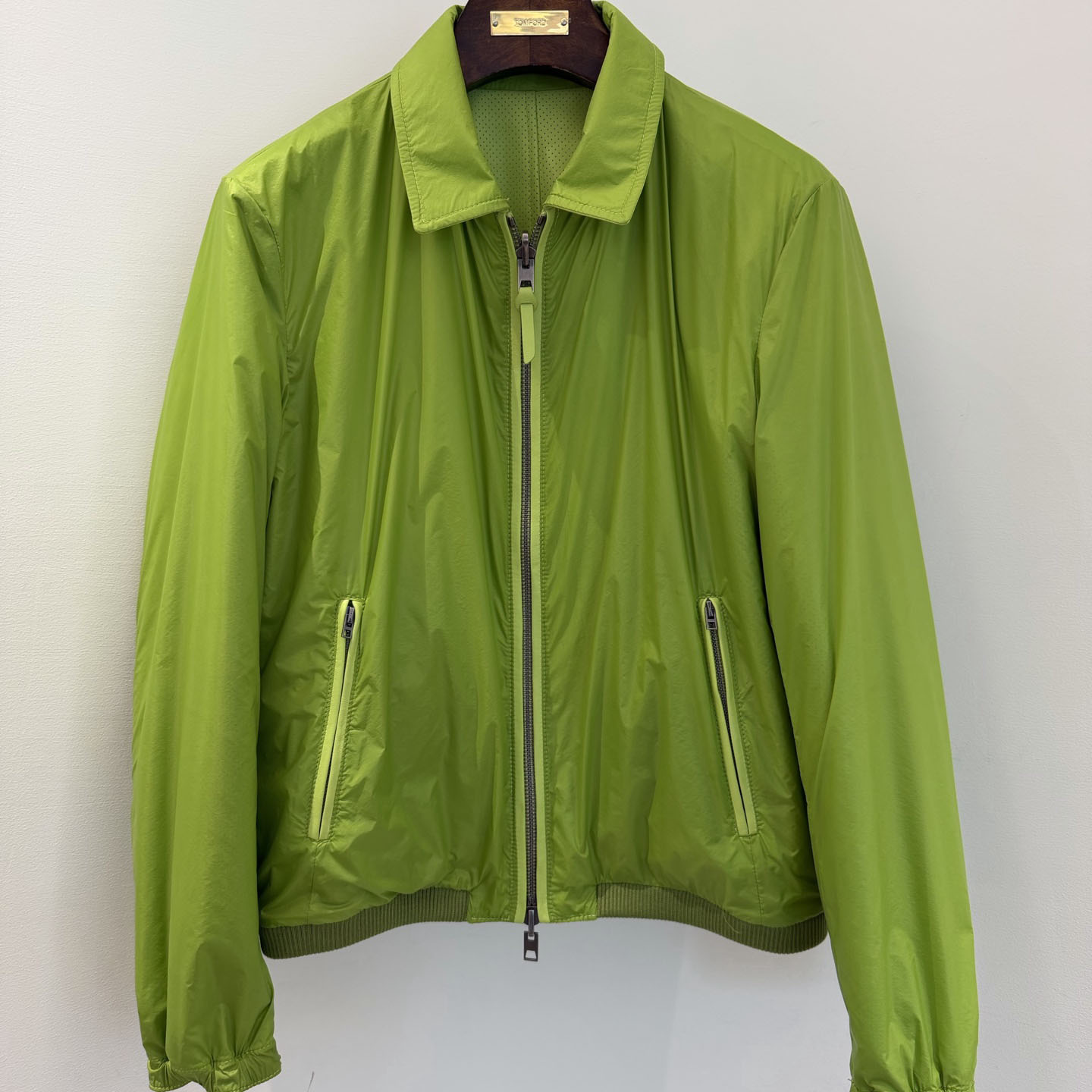Tom Ford  Reversible Leather And Nylon Jacket - DesignerGu