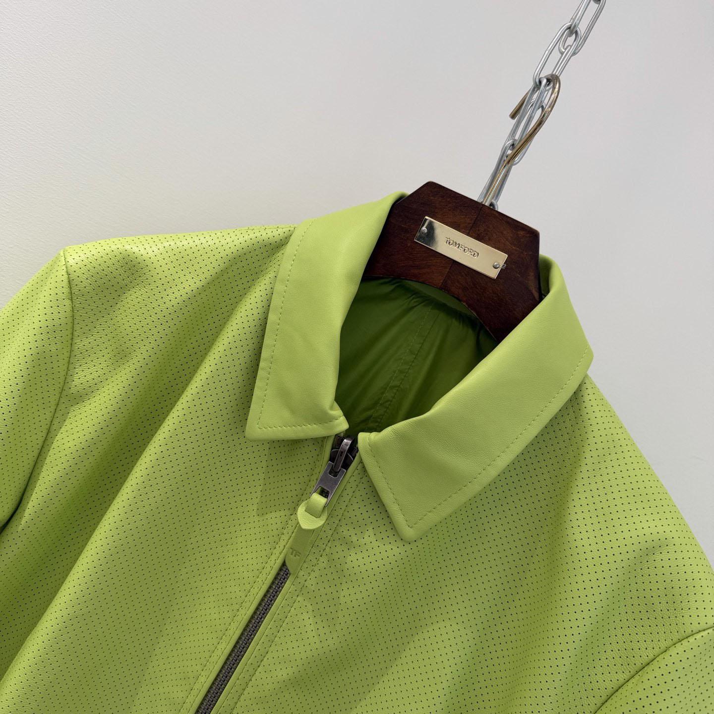 Tom Ford  Reversible Leather And Nylon Jacket - DesignerGu