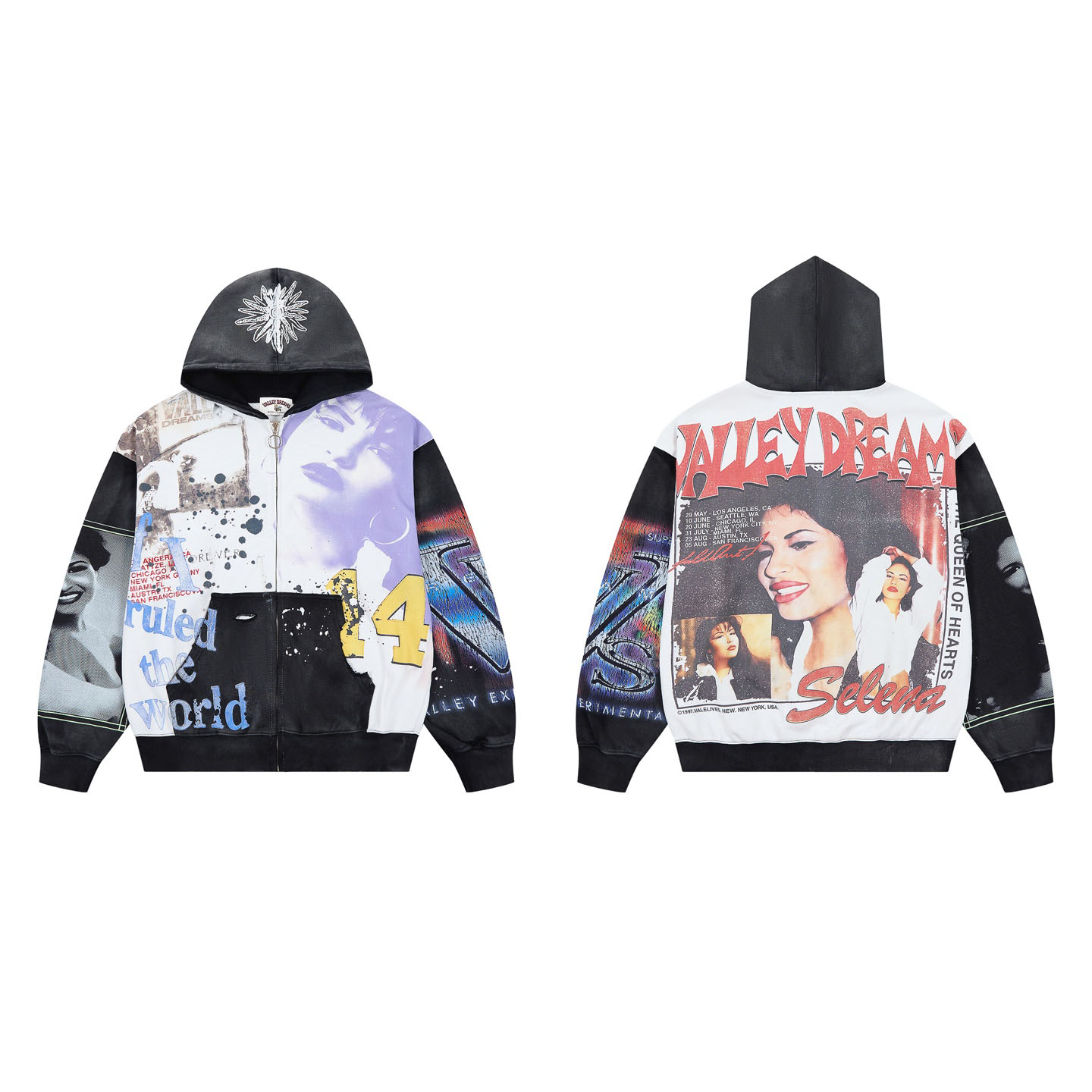 Vale Forever Noise Zip Up 'Dark Graphic' - DesignerGu