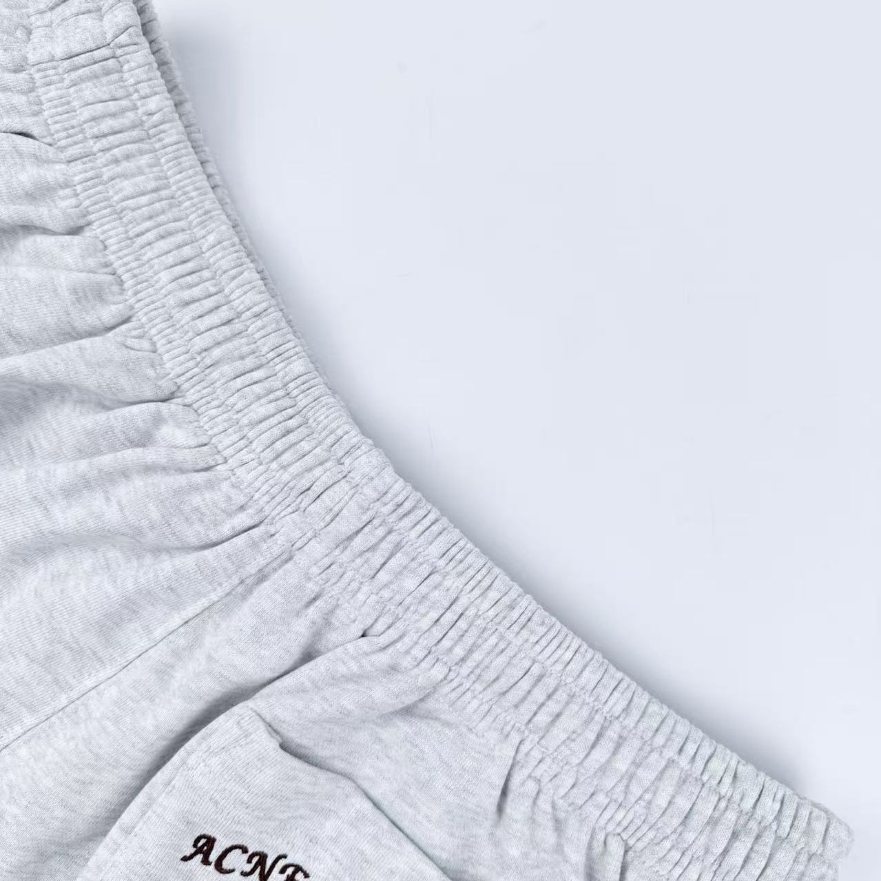 Acne Studios Fleece Logo Sweatpants - DesignerGu