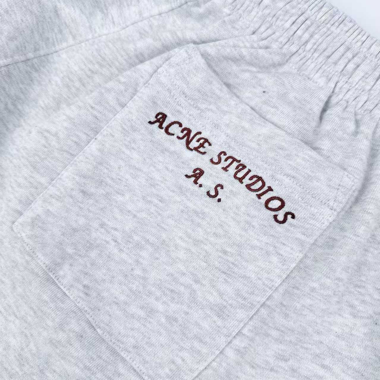 Acne Studios Fleece Logo Sweatpants - DesignerGu