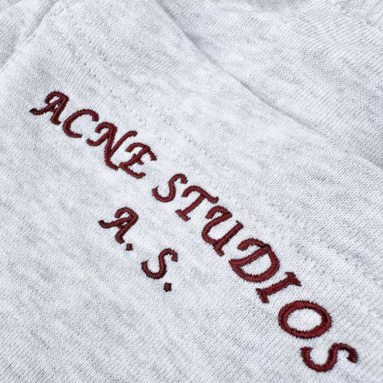 Acne Studios Fleece Logo Sweatpants - DesignerGu