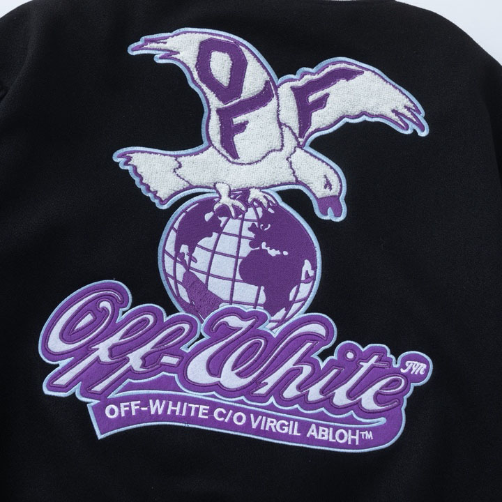 Off-White™ Eagle Wool Varsity Jacket - DesignerGu