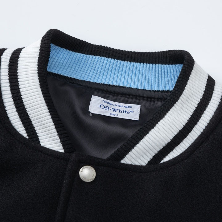 Off-White™ Eagle Wool Varsity Jacket - DesignerGu