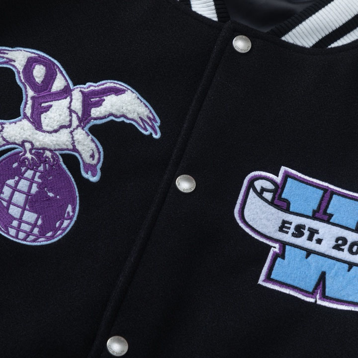 Off-White™ Eagle Wool Varsity Jacket - DesignerGu
