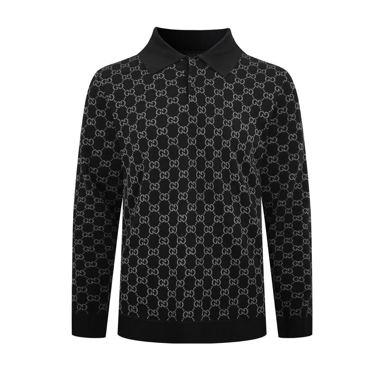 Gucci Viscose GG Jacquard Polo Shirt - DesignerGu