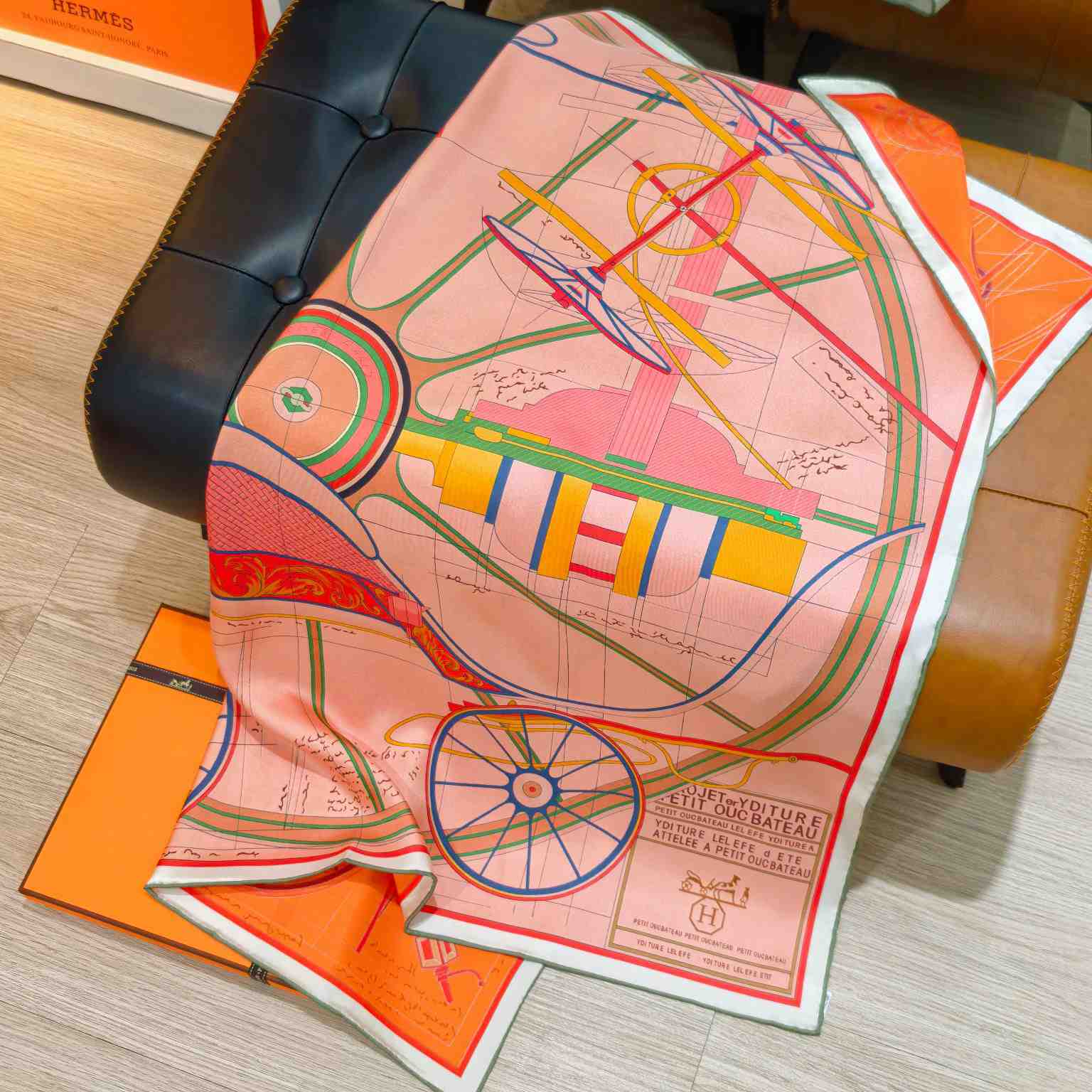 Hermes Petit Duc Double Face Scarf 90 - DesignerGu