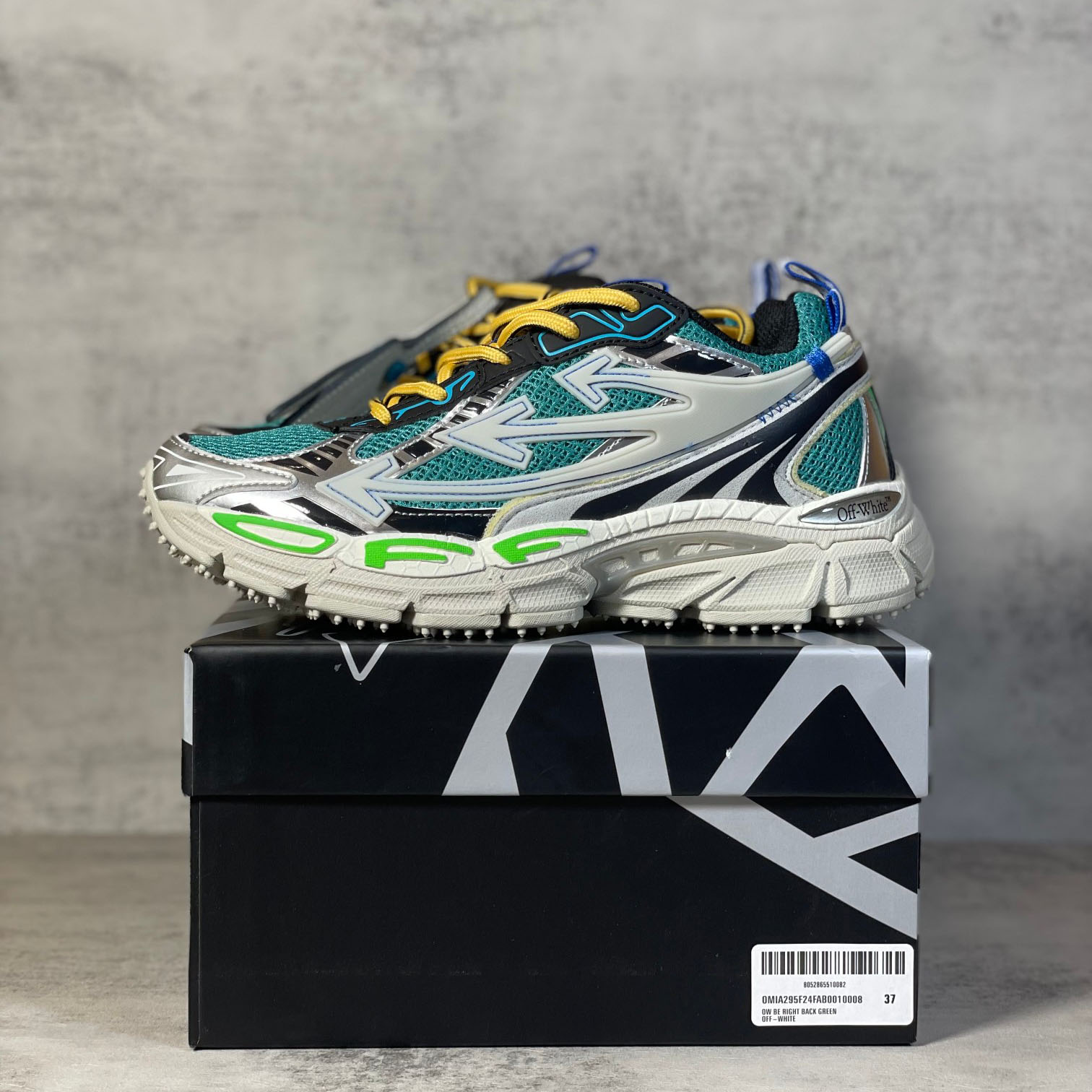 Off-White Be Right Back Paris Sneakers - DesignerGu