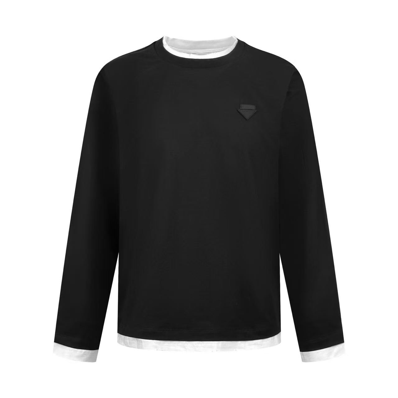 Prada Long-Sleeved Cotton T-shirt - DesignerGu