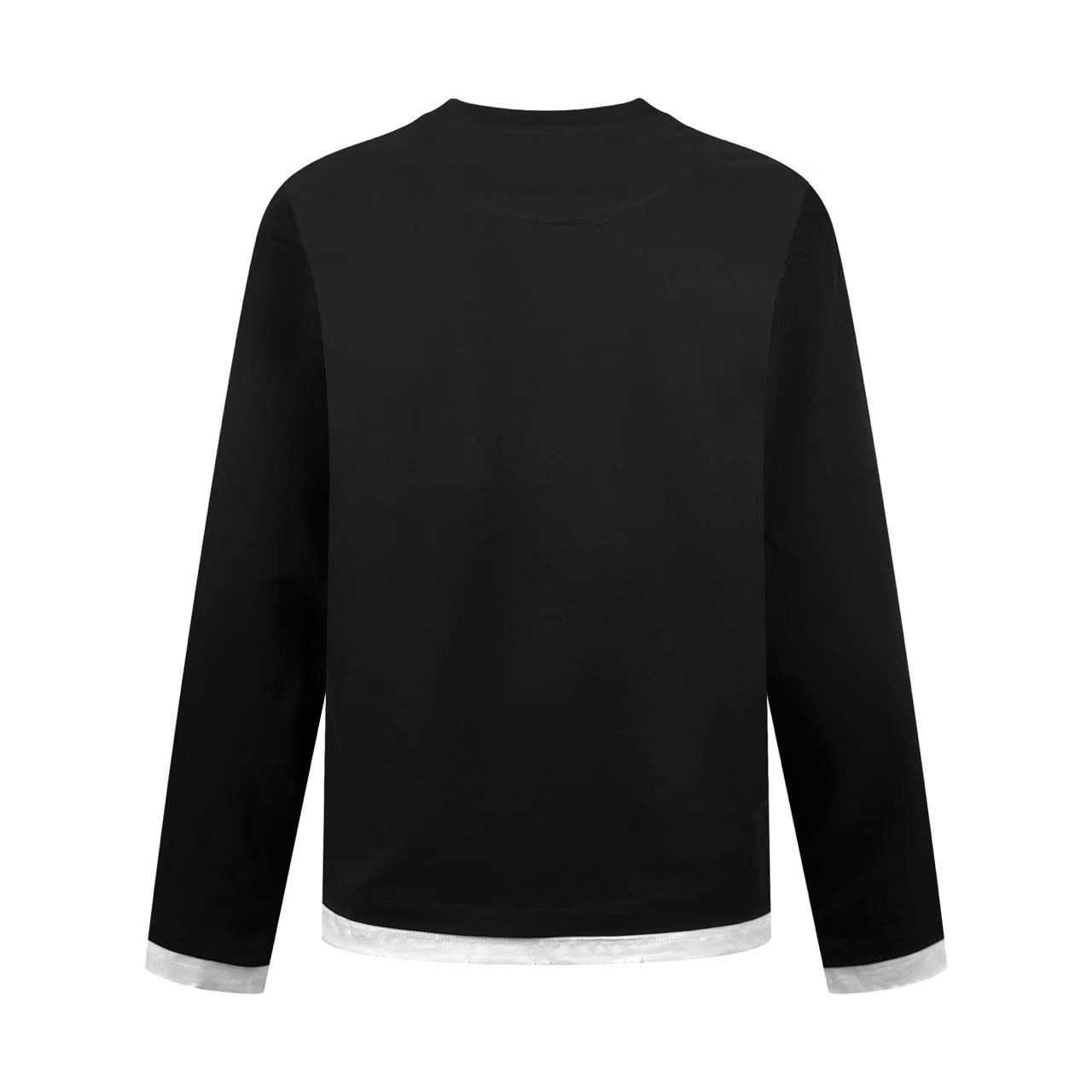 Prada Long-Sleeved Cotton T-shirt - DesignerGu