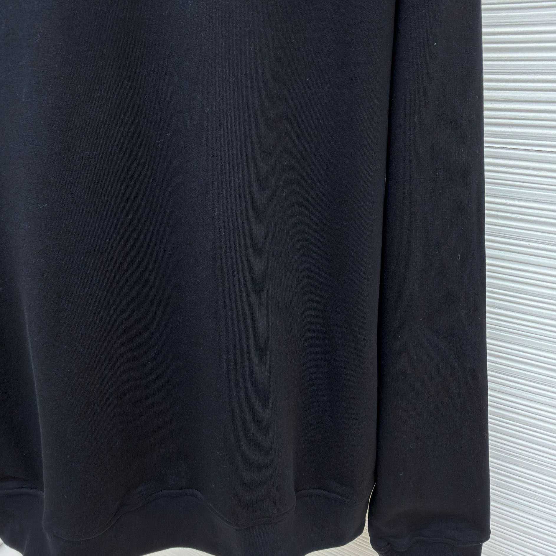 Givenchy Sweatshirt In Fleece With Givenchy Paris Gros Grain - DesignerGu