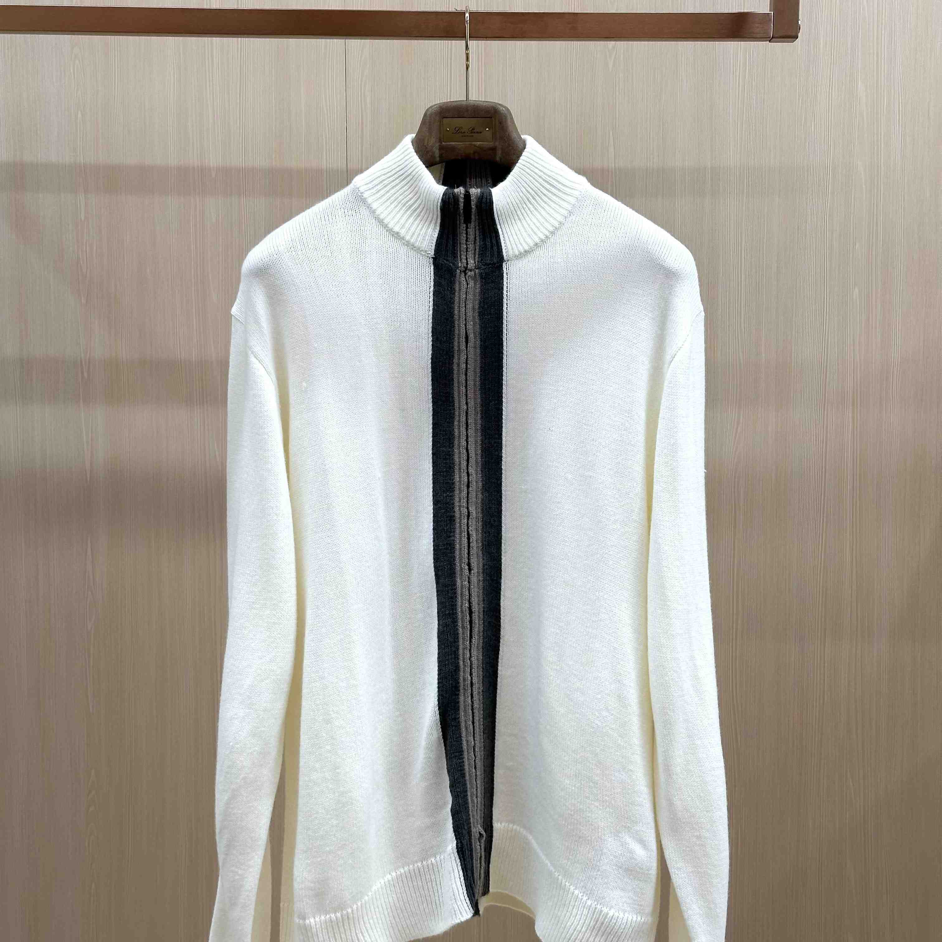 Gucci  Knit Wool Sweater With Muted Web - DesignerGu