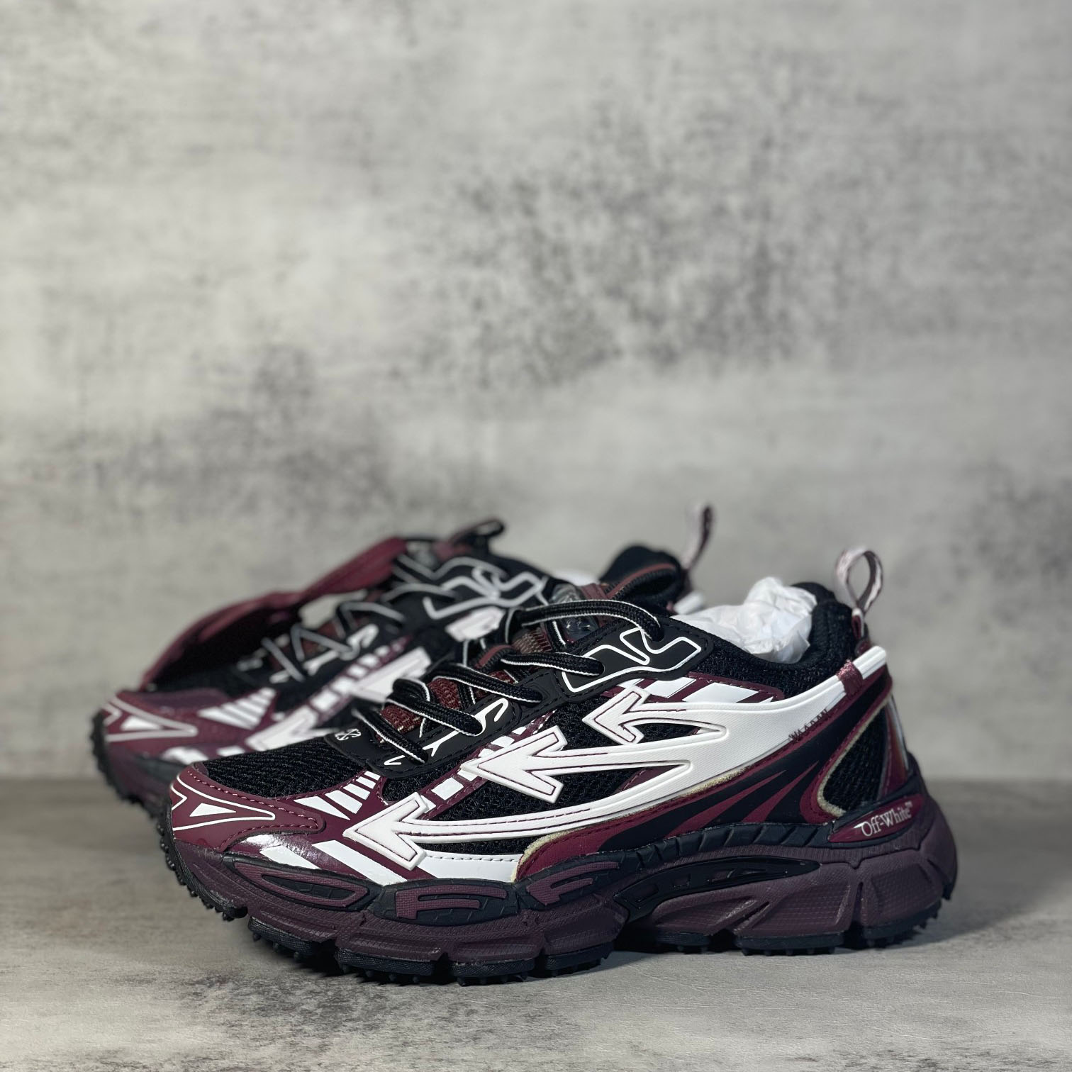 Off-White Be Right Back 'Dark Purple Black' Sneakers - DesignerGu