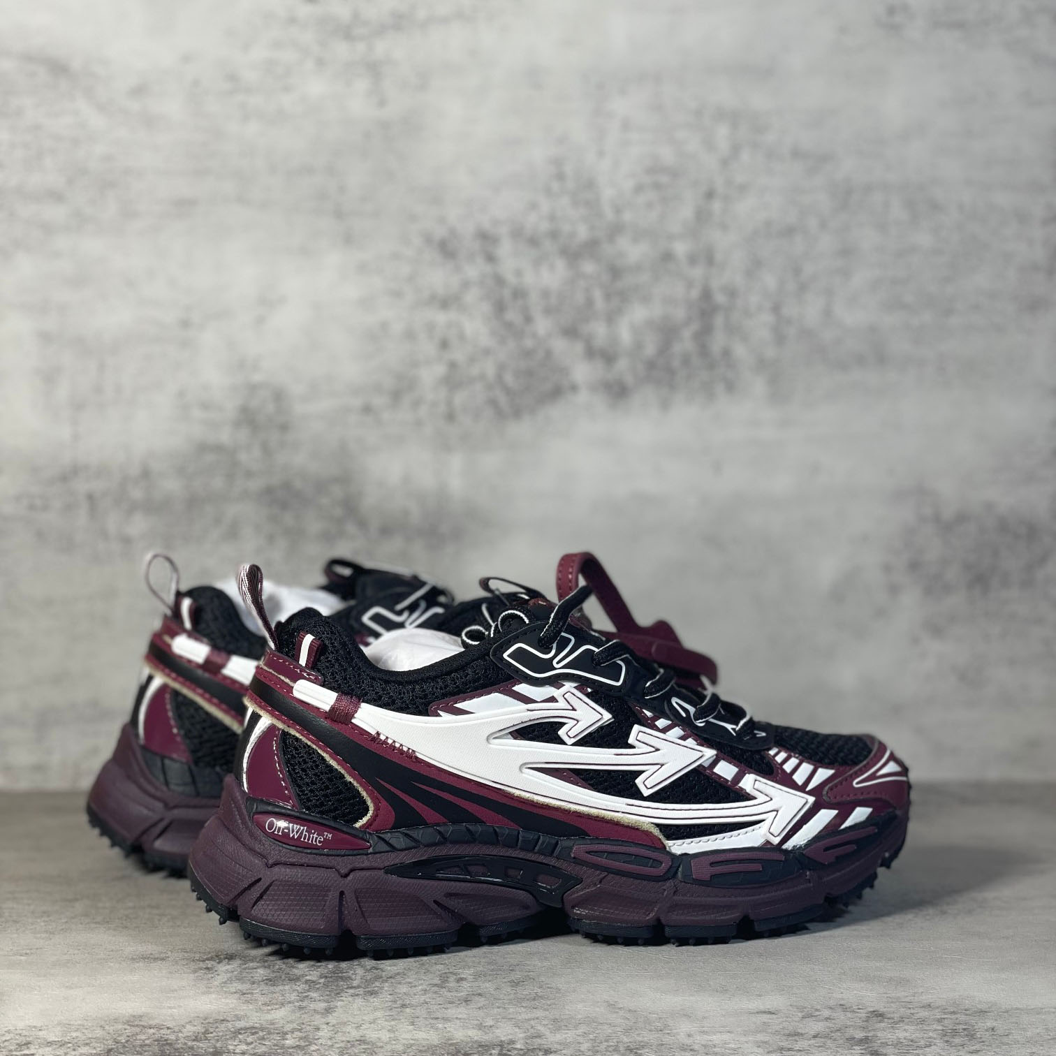 Off-White Be Right Back 'Dark Purple Black' Sneakers - DesignerGu