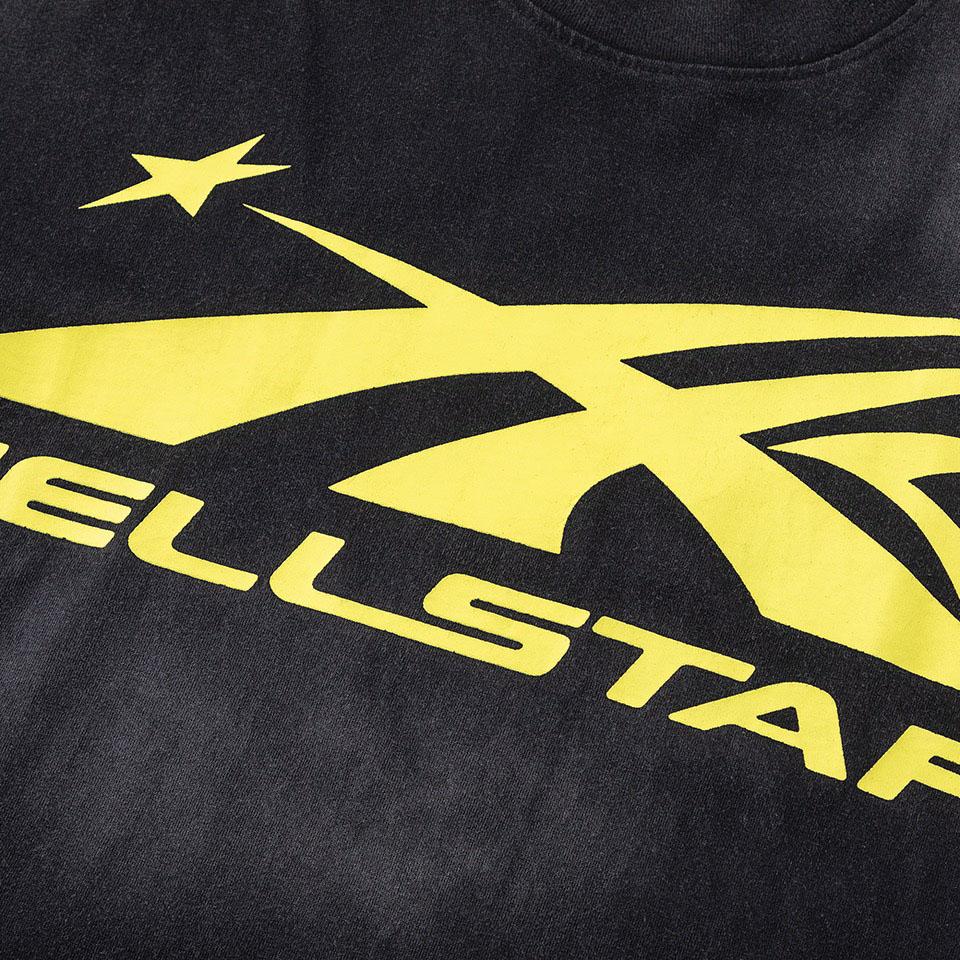Hellstar Classic Tee 'Black/Yellow' - DesignerGu