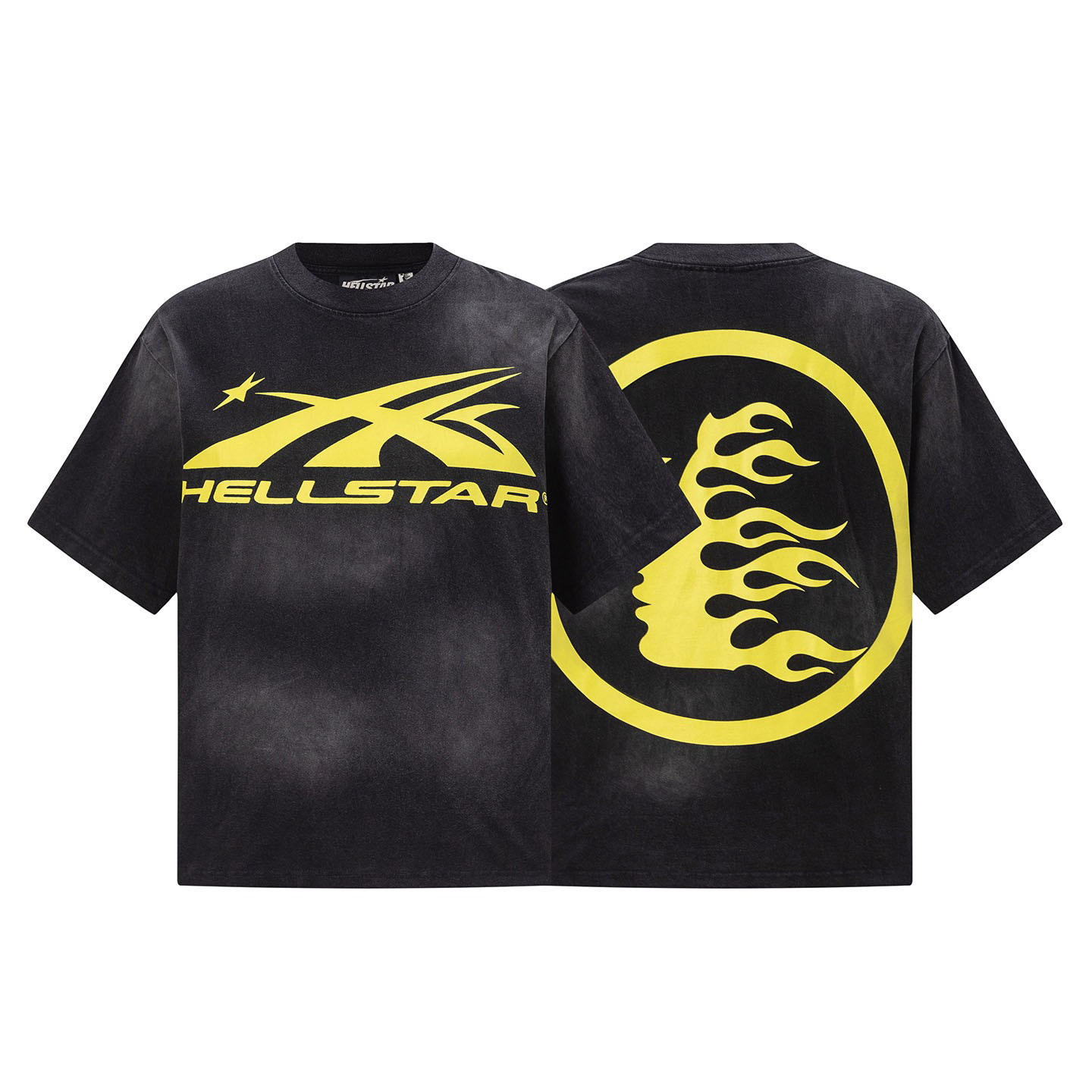 Hellstar Classic Tee 'Black/Yellow' - DesignerGu