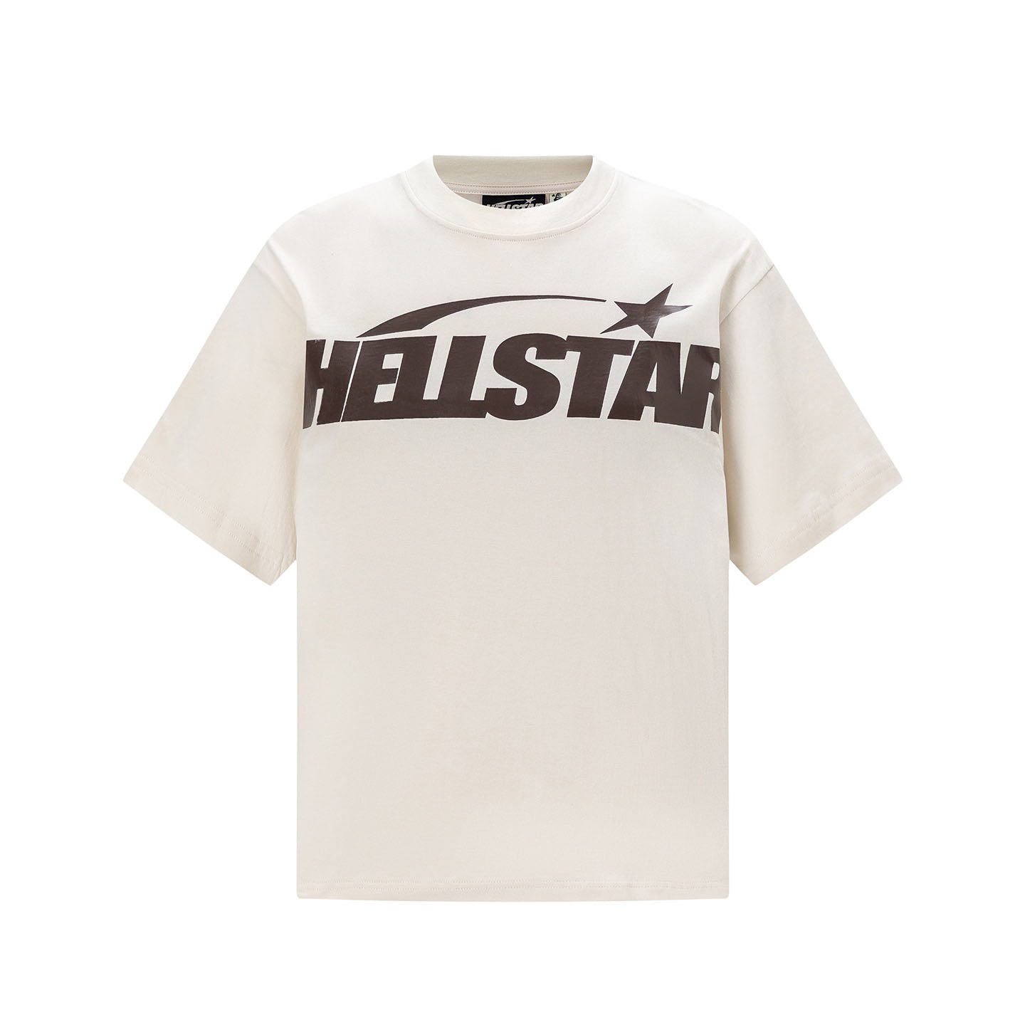Hellstar Classic T-Shirt 'White/Brown' - DesignerGu
