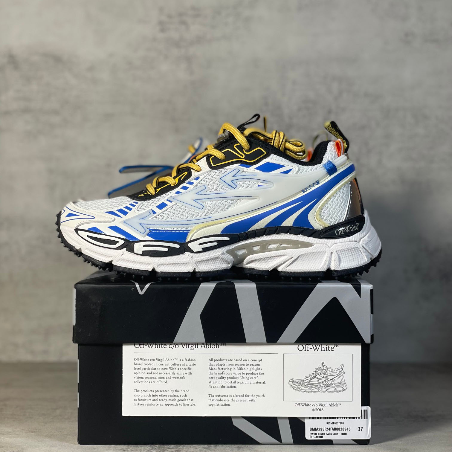 Off-White Be Right Back 'New York' Sneakers - DesignerGu